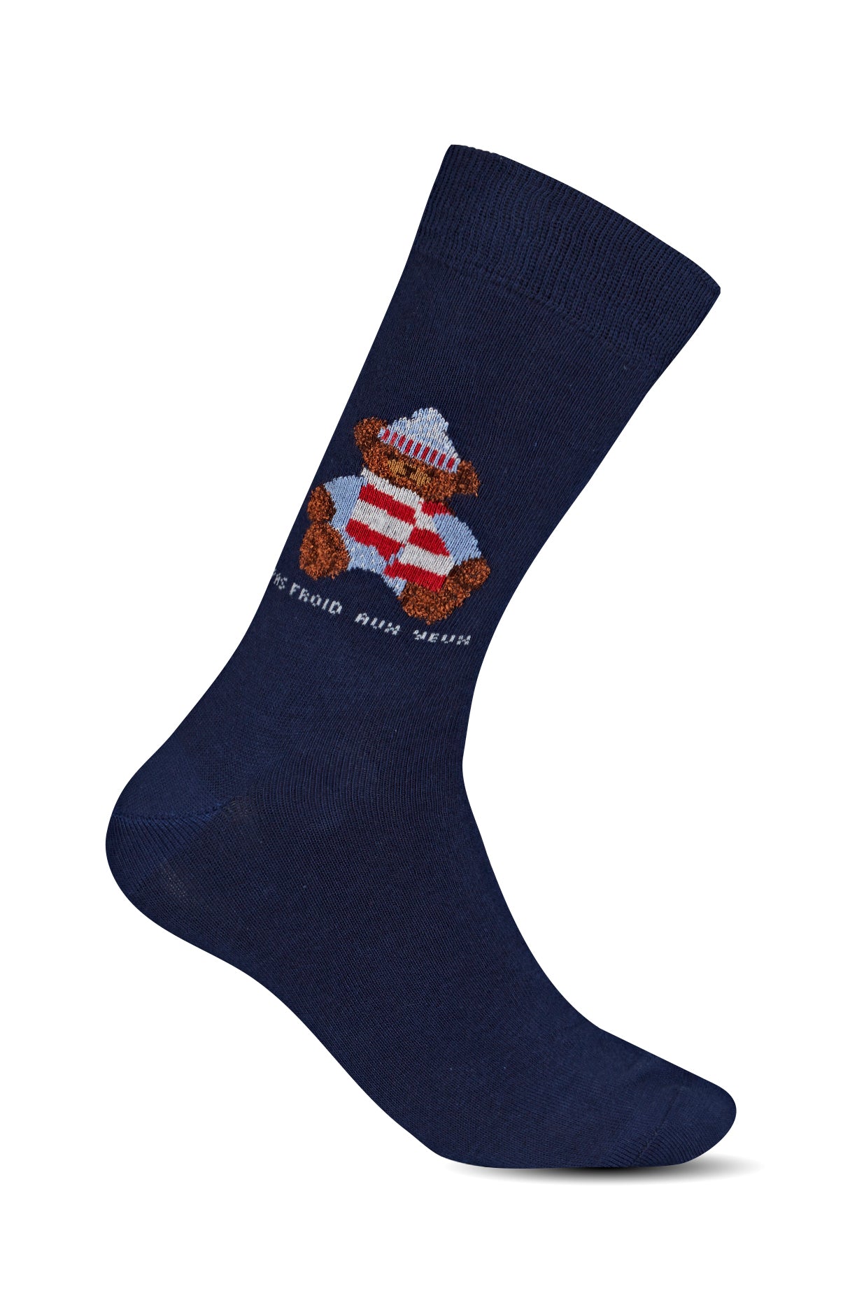 Chaussettes Homme Teddy Marine 2