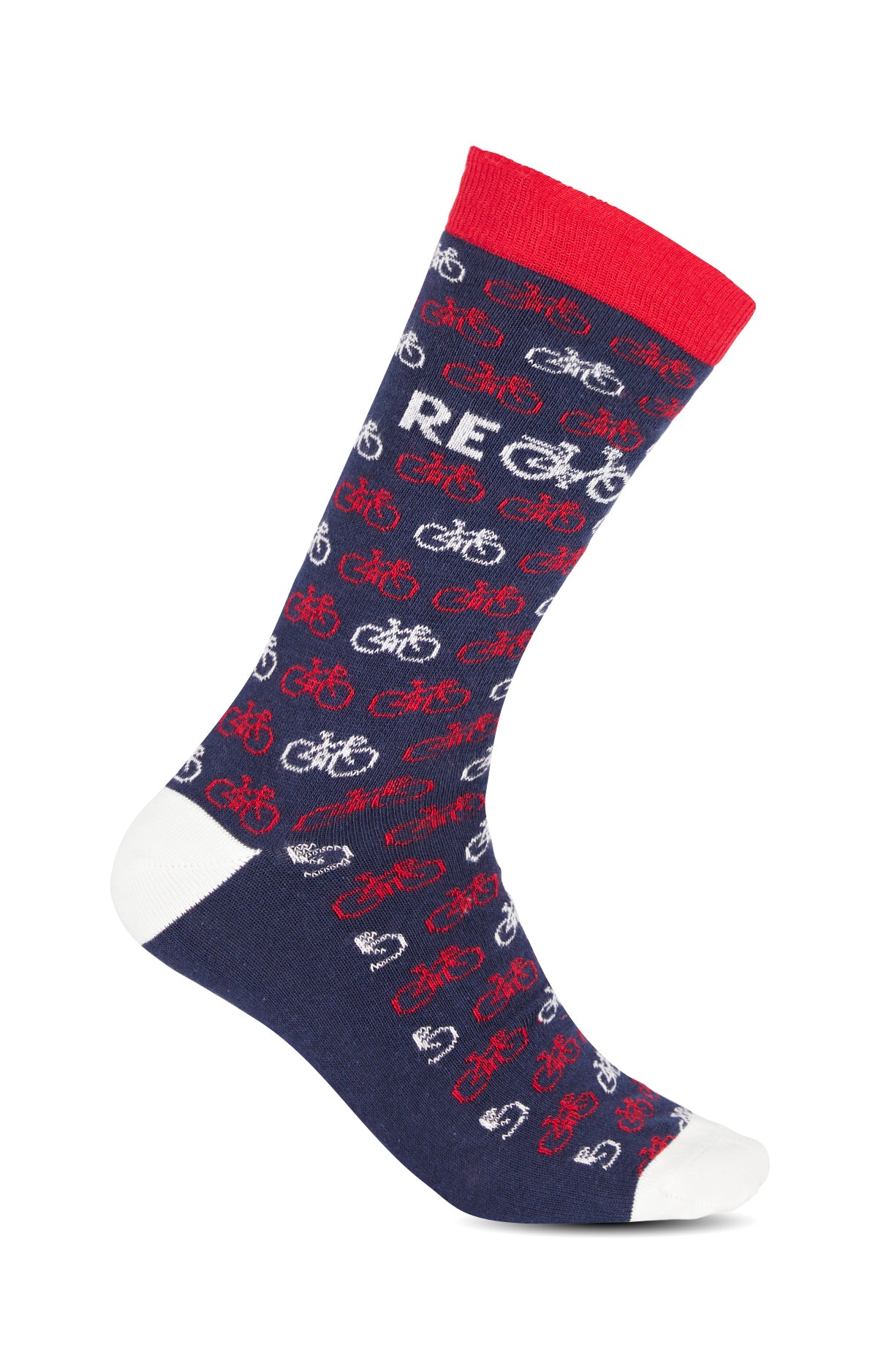 Chaussettes Vélo Marine