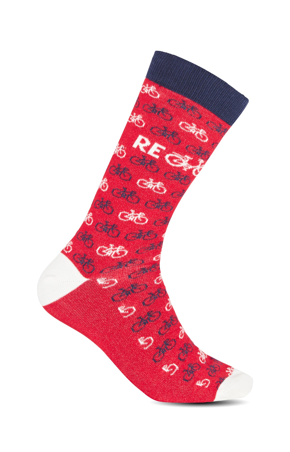 Chaussettes Femme Vélo Marine 2