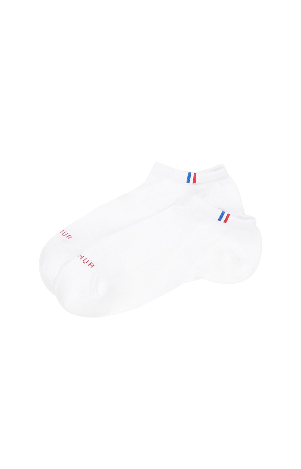 Pack 2 chaussettes invisibles Femme Coton Blanc et Ivoire 3