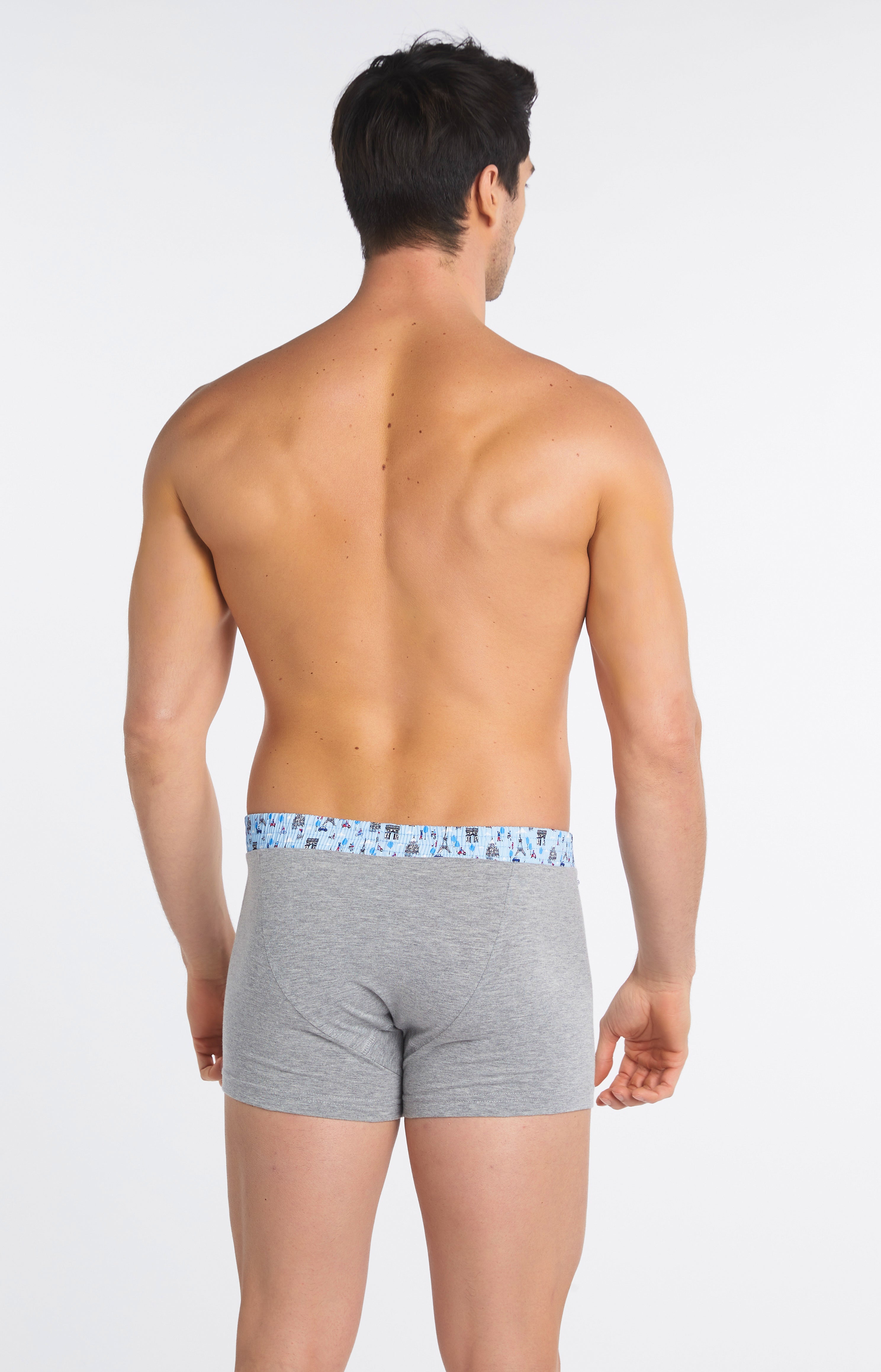 Le Boxer Club Homme Gris 7