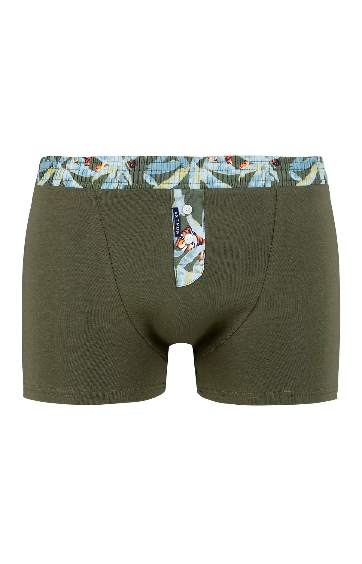 Boxer Homme Club Coton Bleu 13