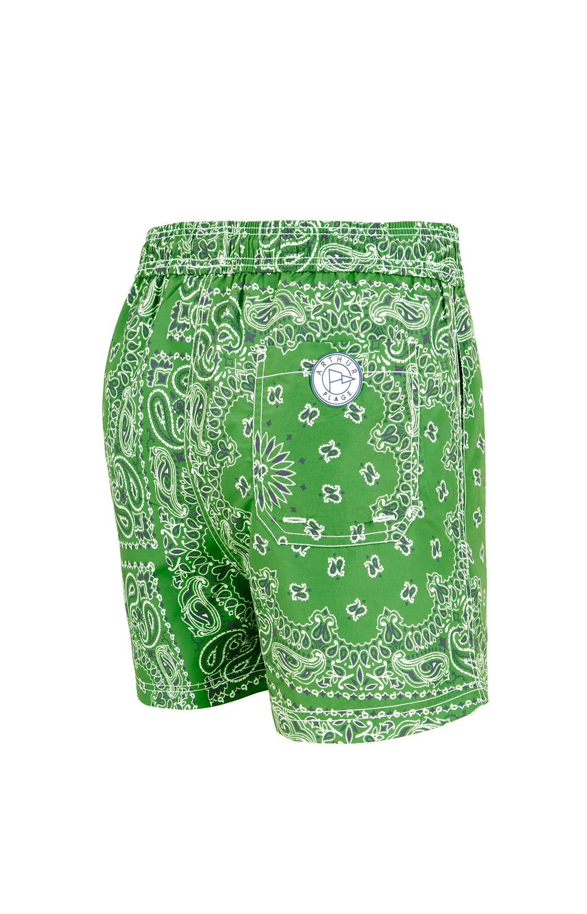 Short de bain Homme Bandana Vert 5