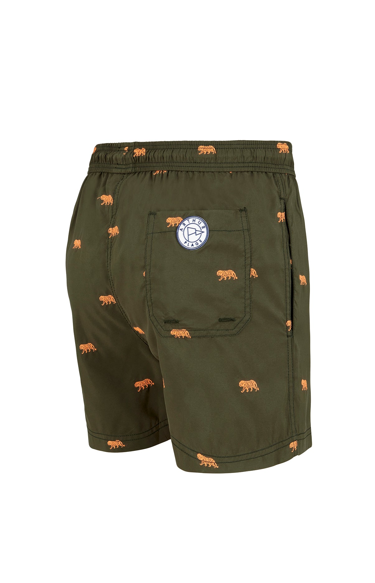 Short de bain Homme Petit Tigre Vert 5