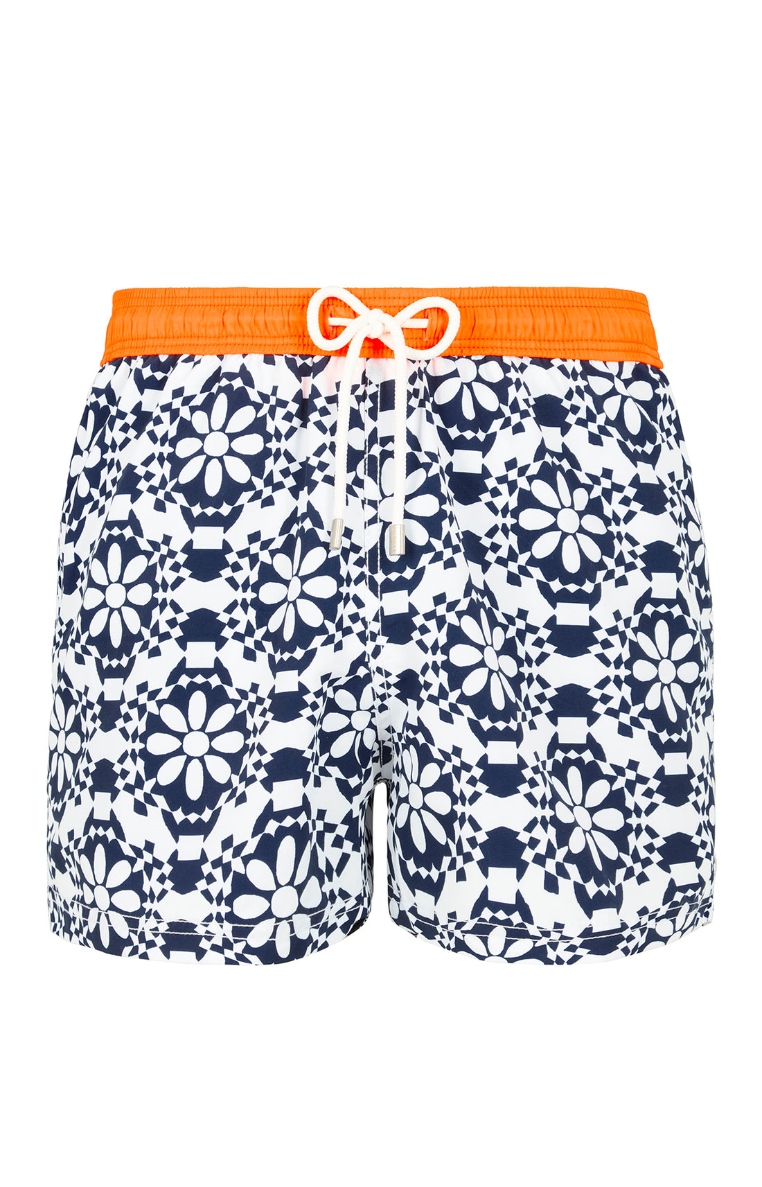 Short de bain Homme Lisbonne Blanc et Ivoire 3