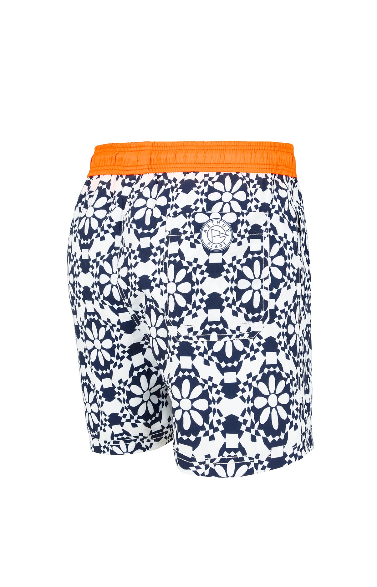 Short de bain Homme Lisbonne Blanc et Ivoire 5