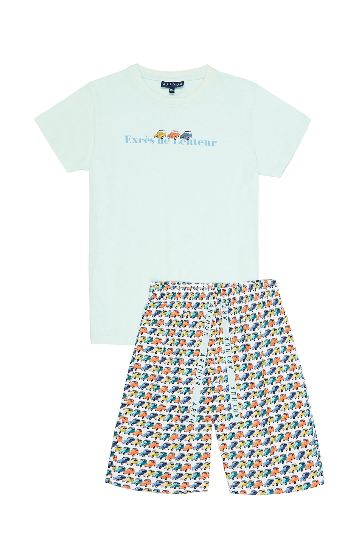 Pyjashort Enfant 2CV Multicolore 7