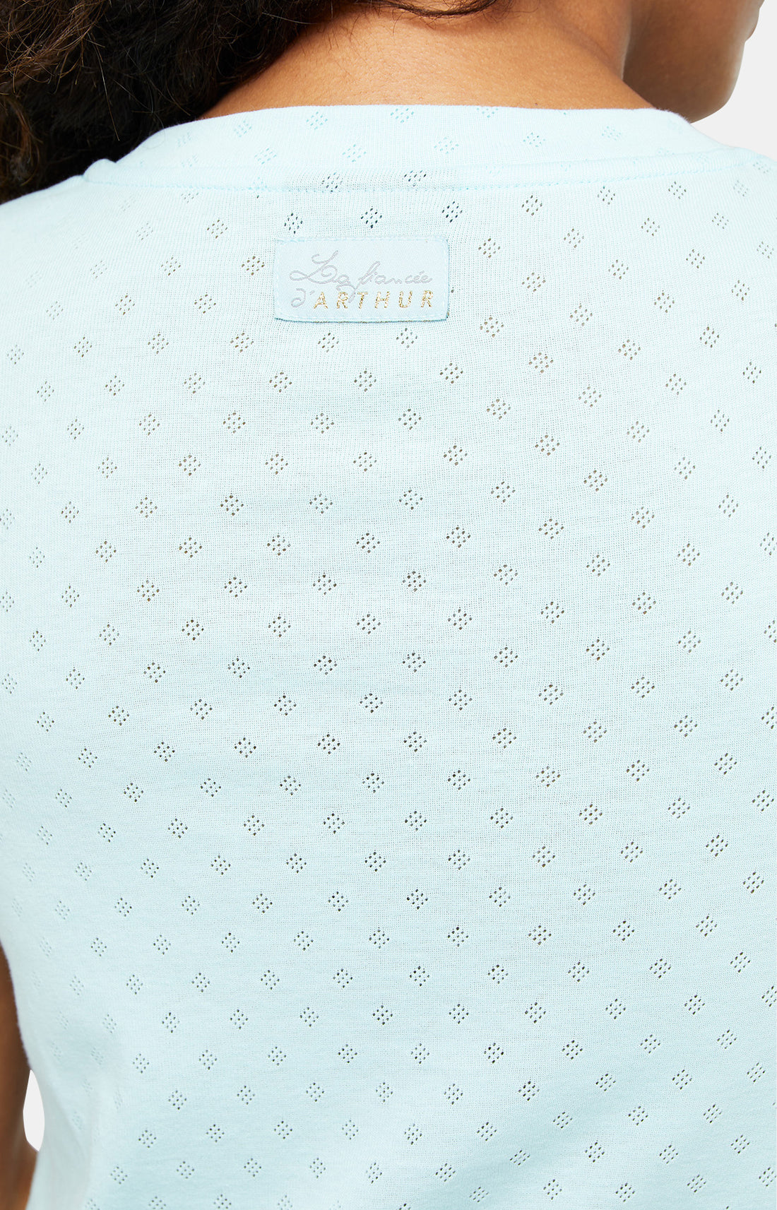 Tee-shirt Femme manches courtes Coton Bleu 7