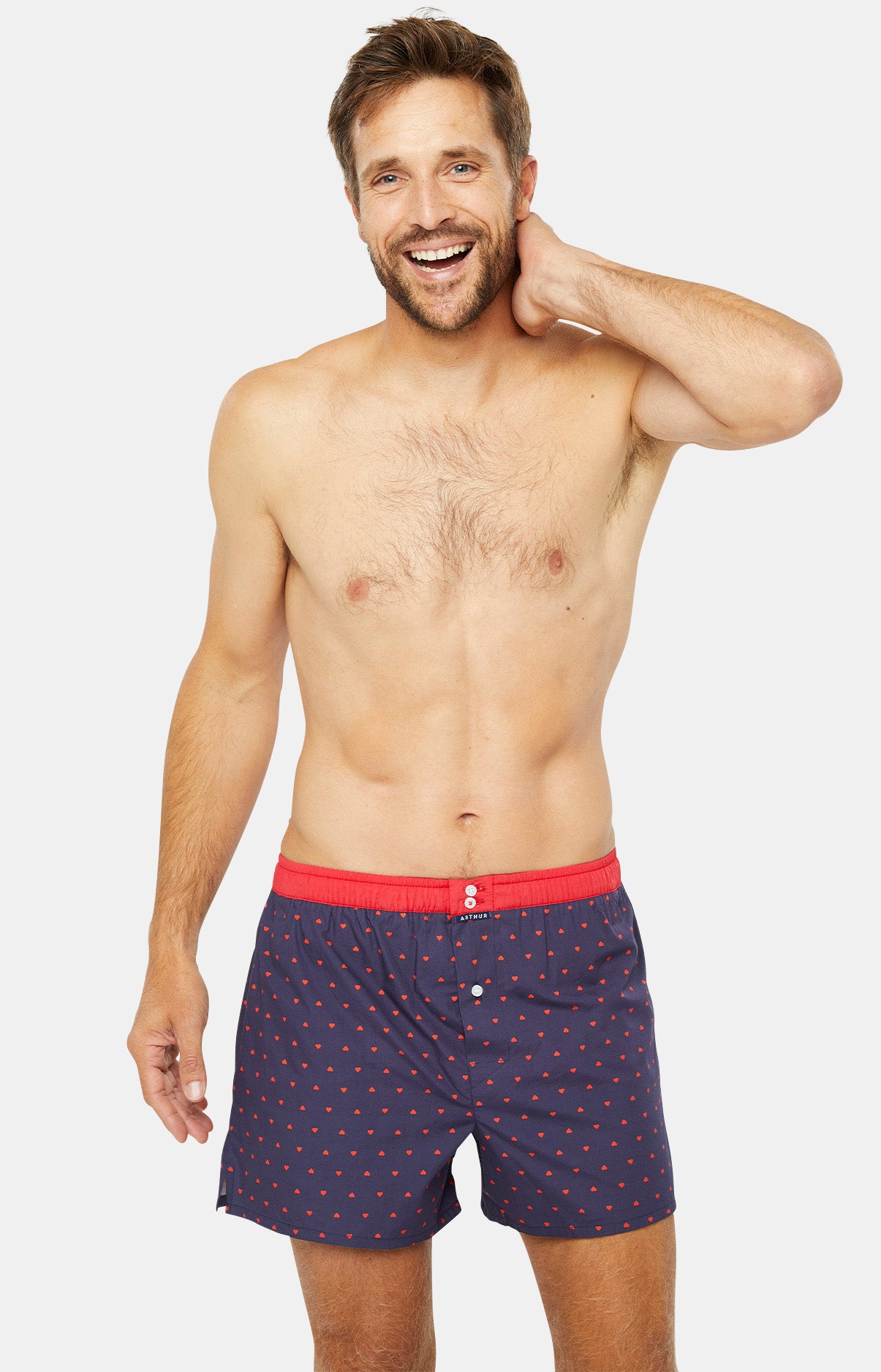 Caleçon avec suspensoir Homme Le Club n°1041 Marine 1