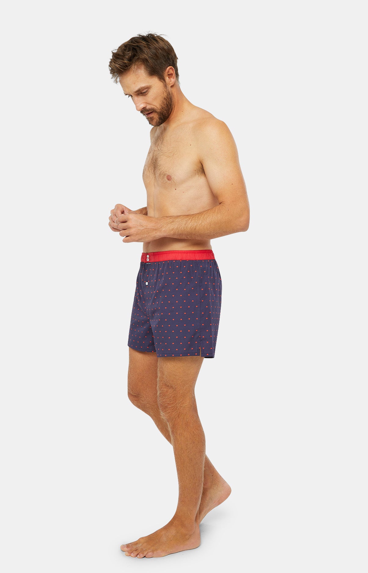Caleçon avec suspensoir Homme Le Club n°1041 Marine 4
