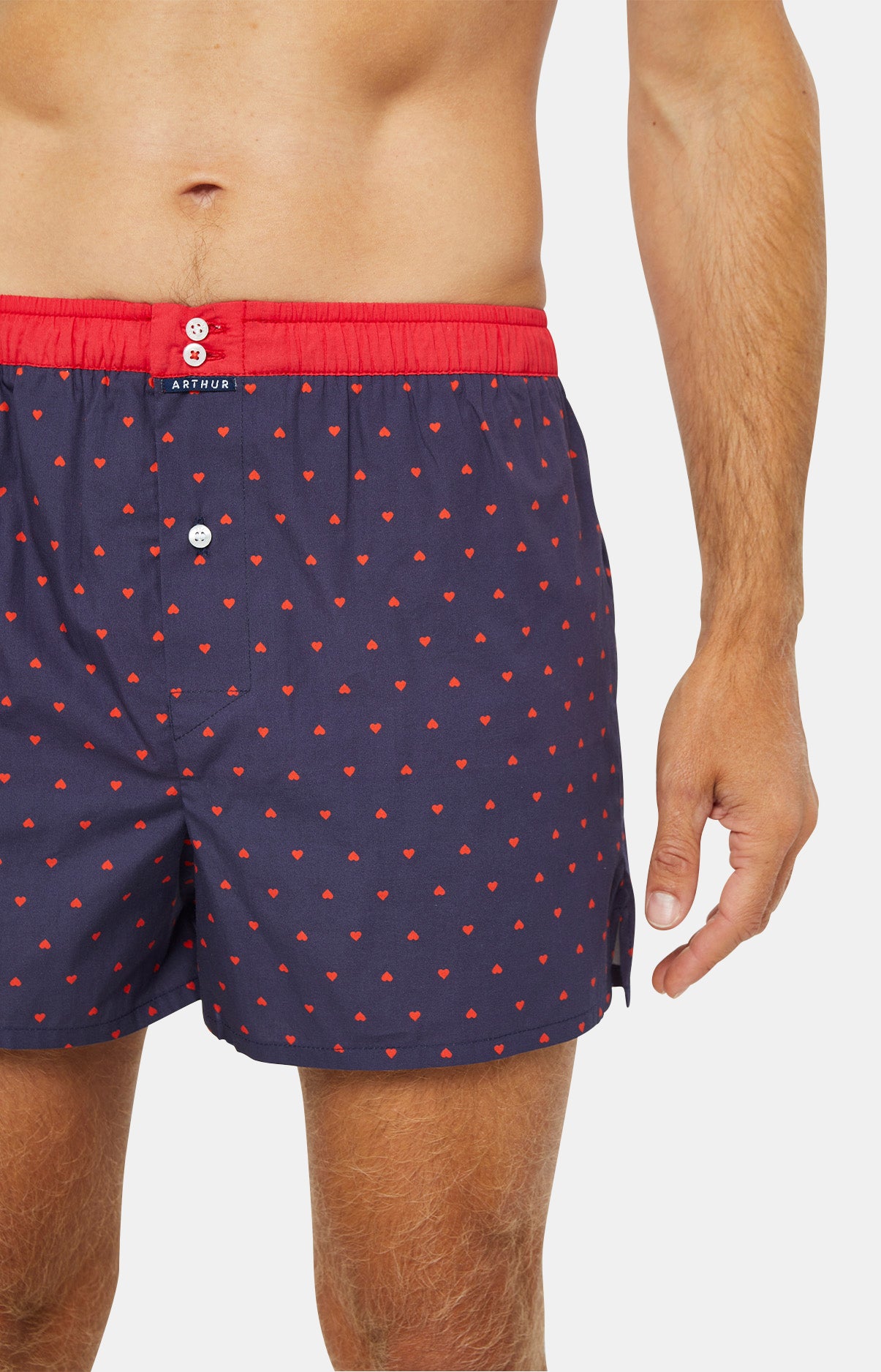 Caleçon avec suspensoir Homme Le Club n°1041 Marine 2