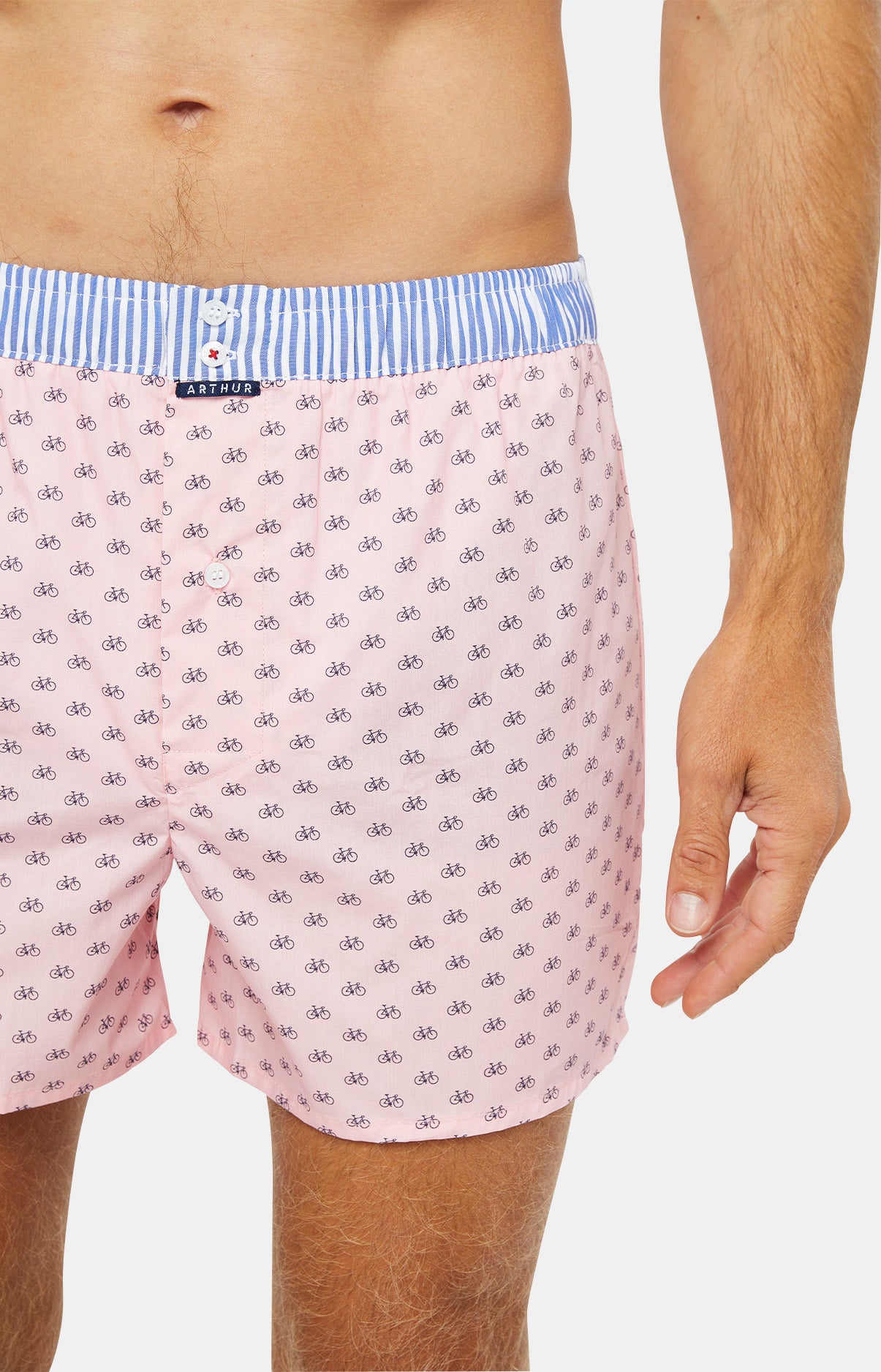 Caleçon avec suspensoir Homme Le Club n°1051 Rose 2