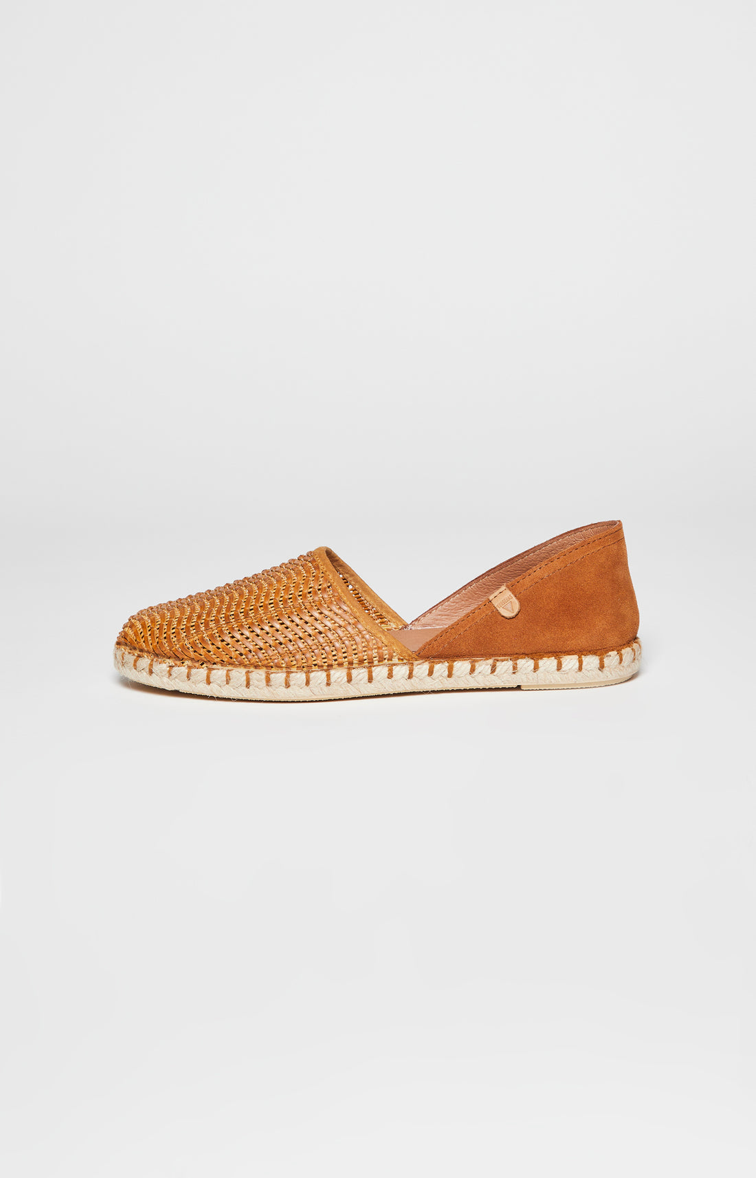 Espadrilles Femme Rafia Beige et Marron 2
