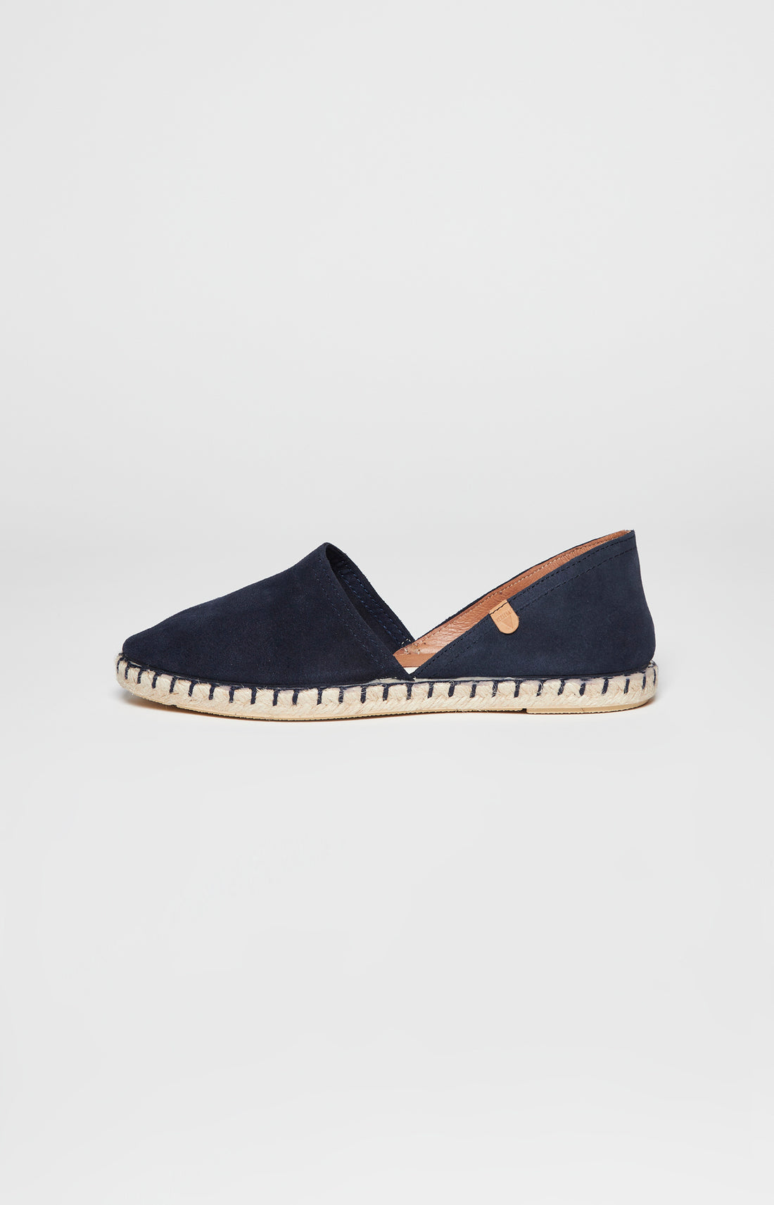 Espadrilles Femme Cuir Marine 2