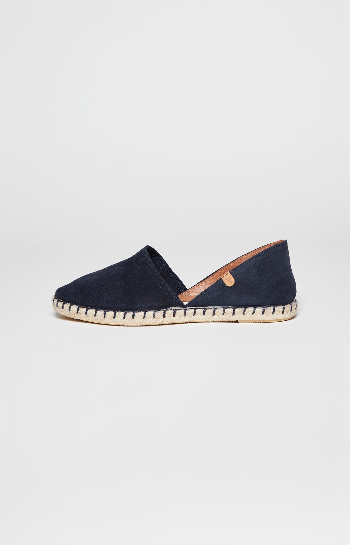 Espadrilles Femme Cuir Marine 2