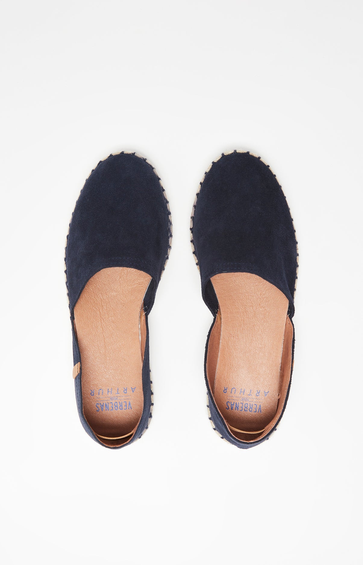 Espadrilles Femme Cuir Marine 3
