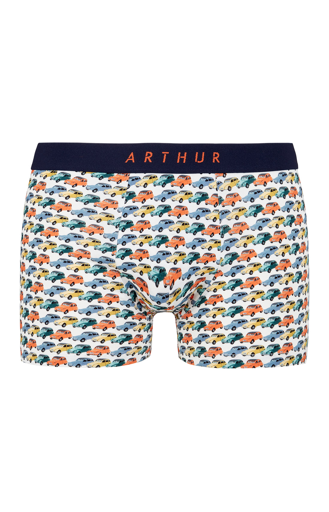 Boxer Homme 2CV Blanc et Ivoire 10