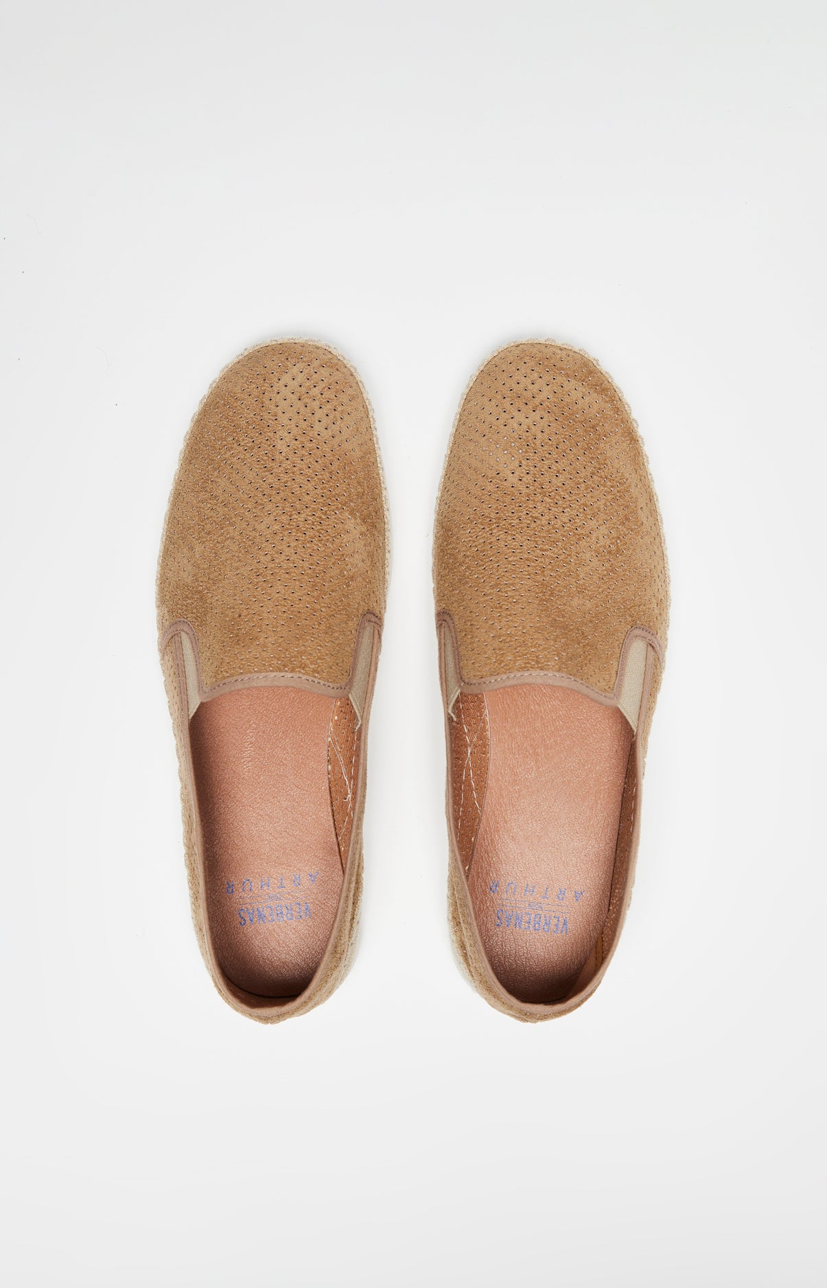 Espadrilles Homme Cuir Beige et Marron 3