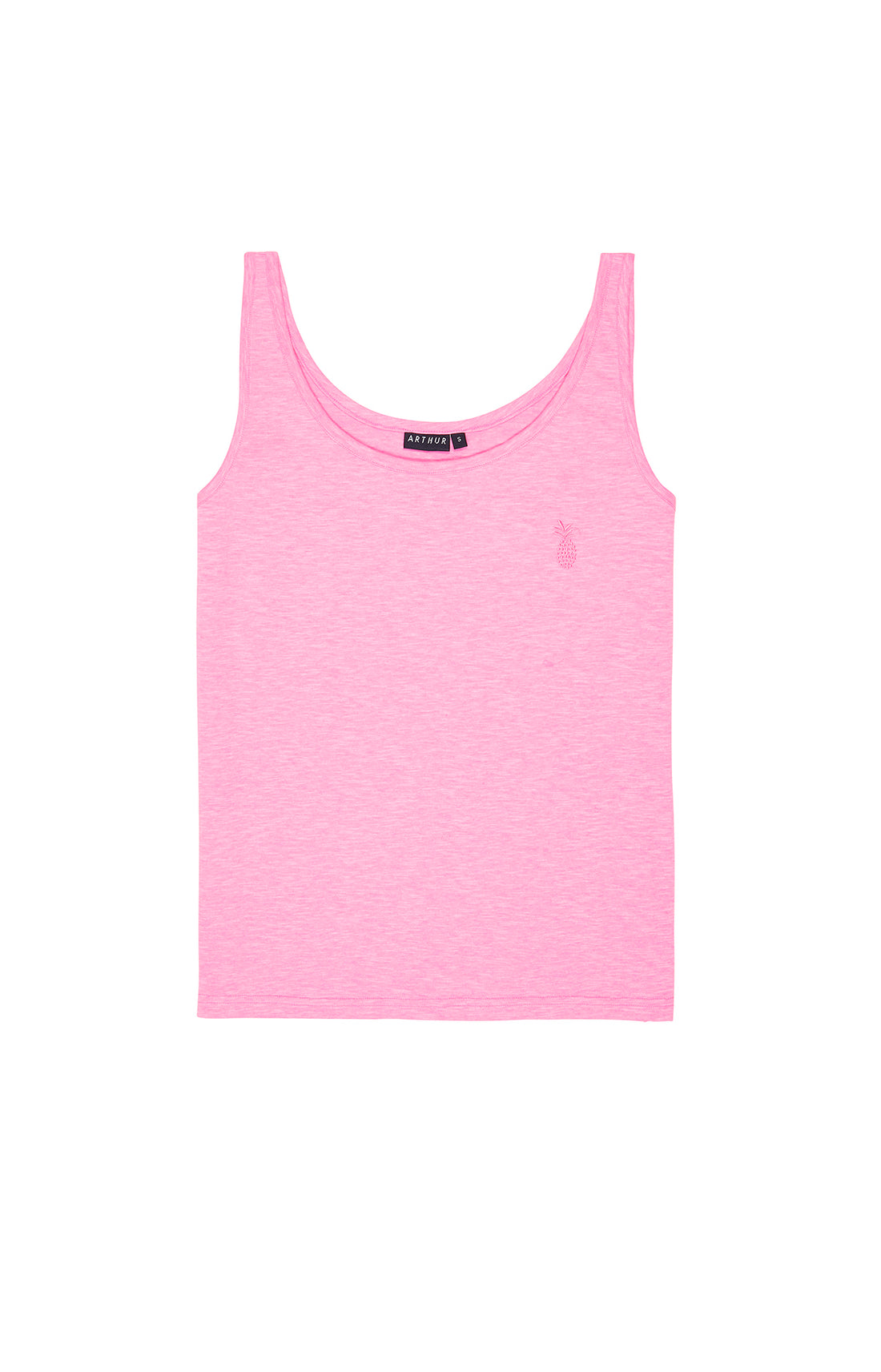 Débardeur Femme Coton et lin Rose 3