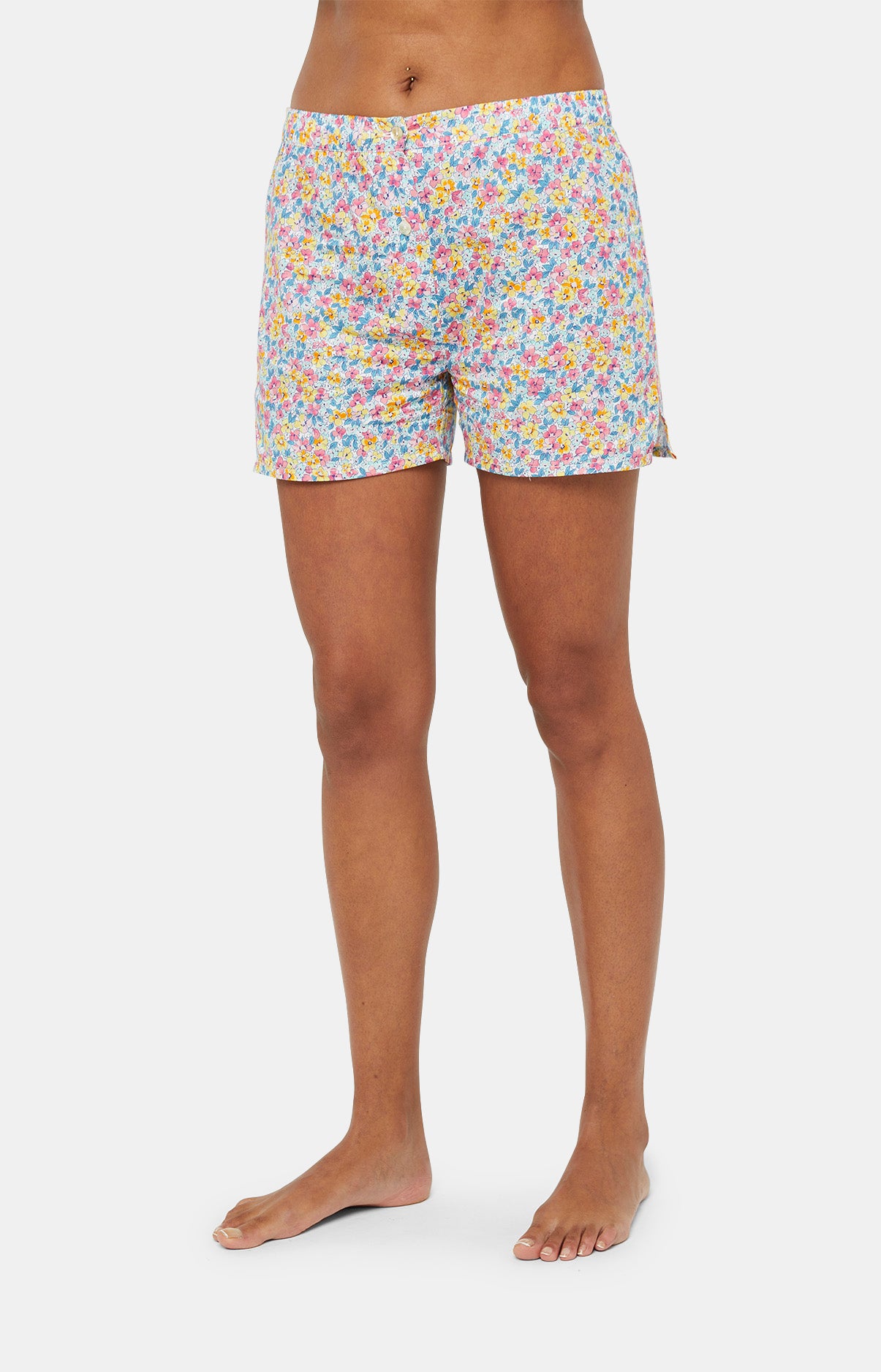 Short Femme Fleur Multicolore 17