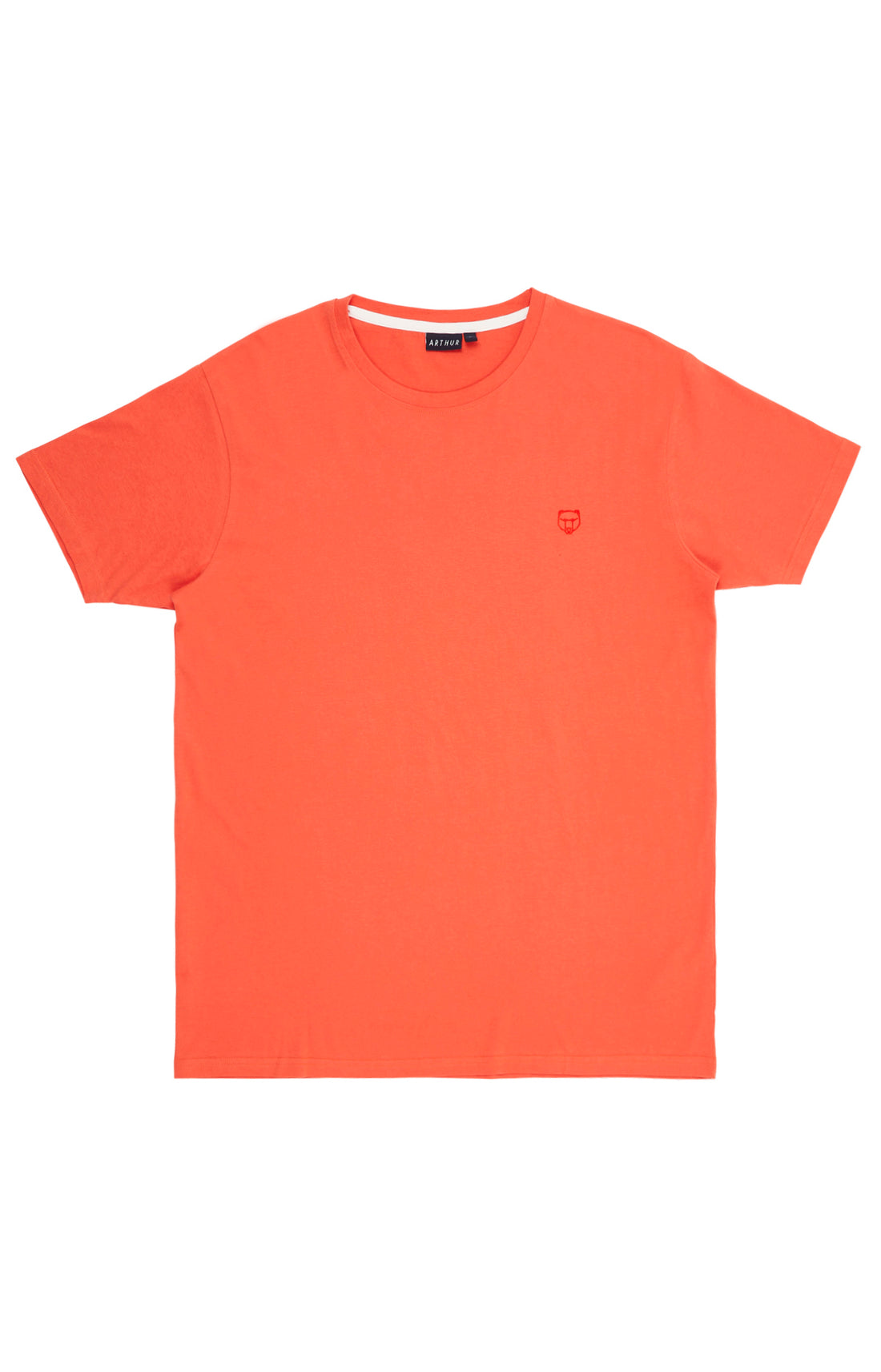 Tee-shirt Homme manches courtes Coton Orange 8