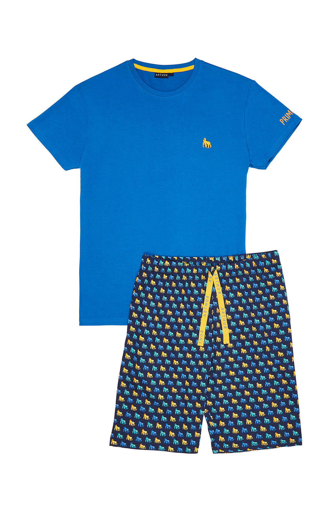 Pyjashort Homme Gorille Multicolore 3