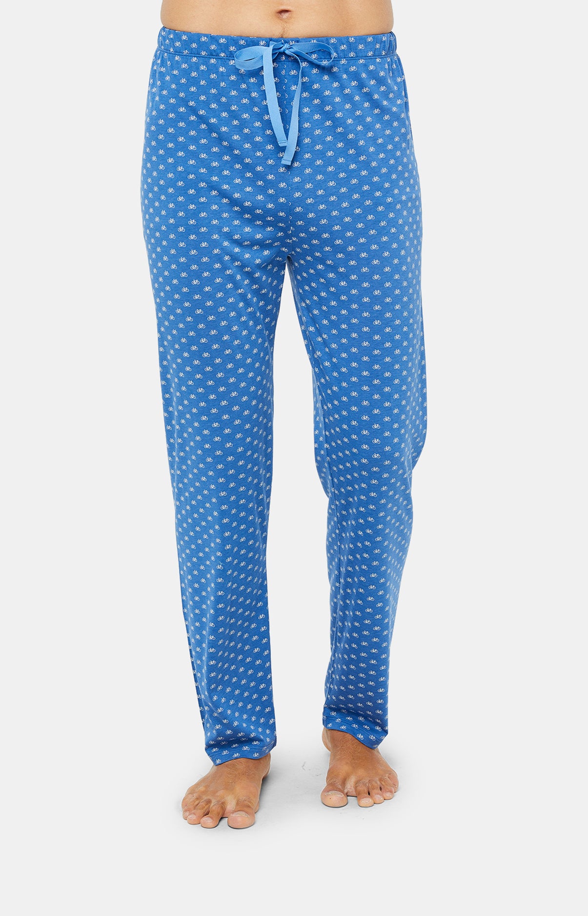 Pyjama long boutonné Homme Petit Vélo Bleu 5