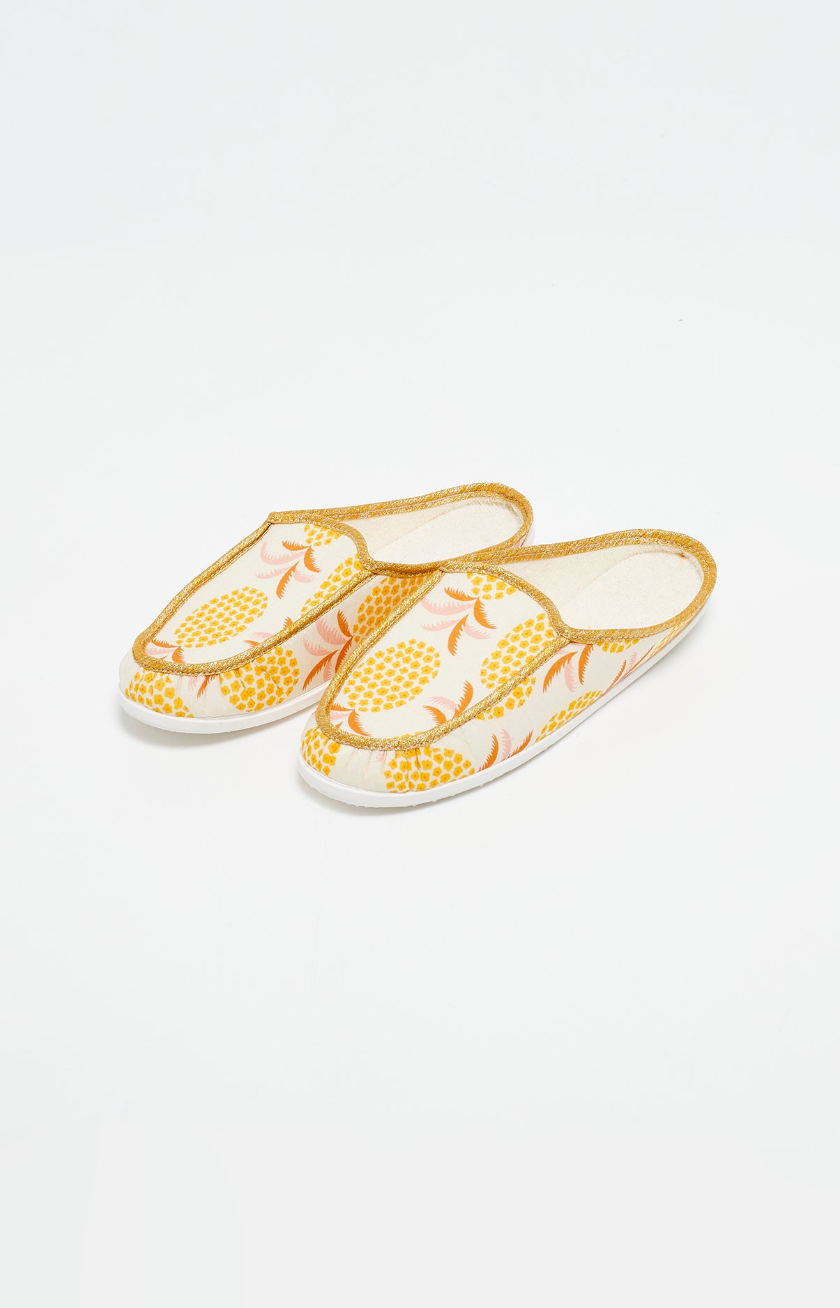 Mules Femme Ananas Jaune 1