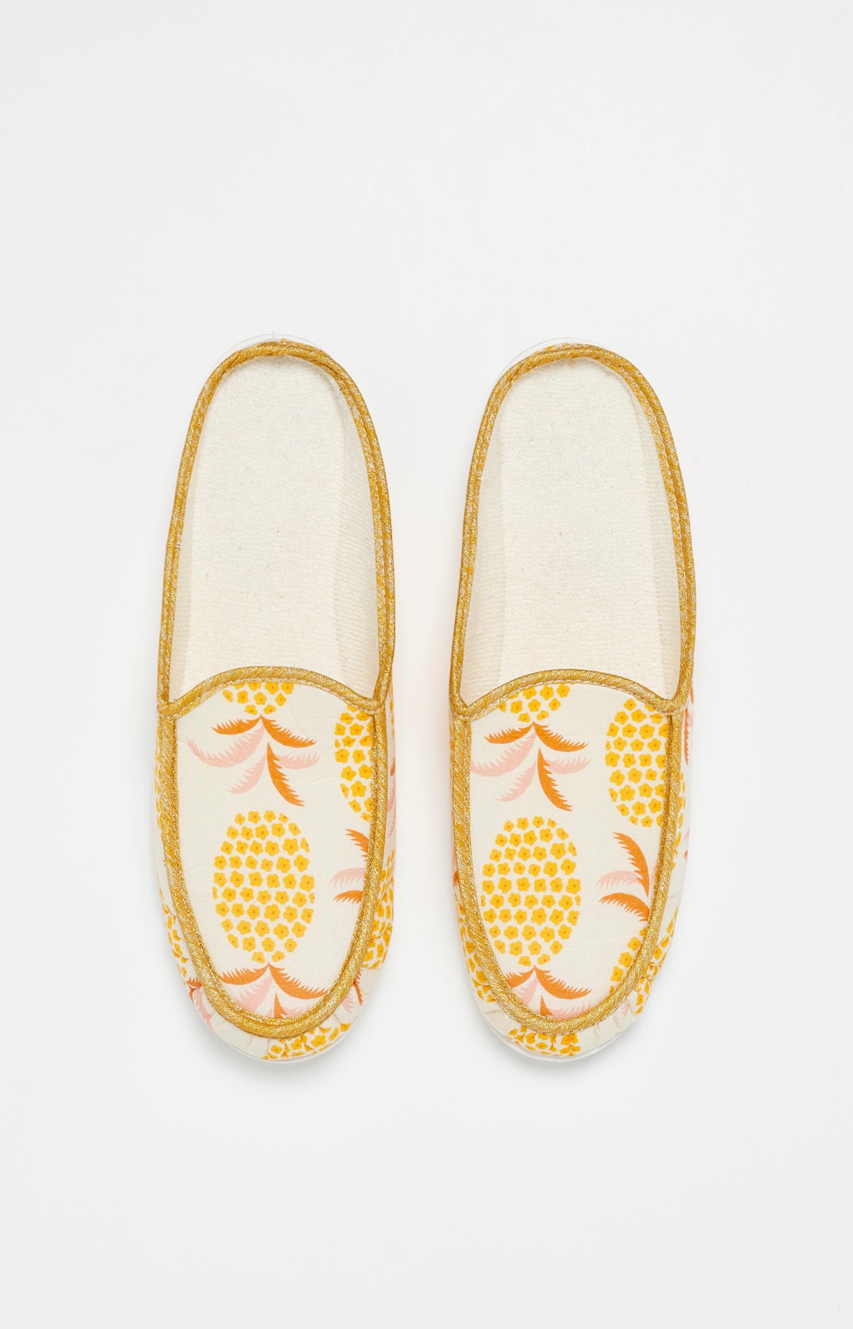 Mules Femme Ananas Jaune 2