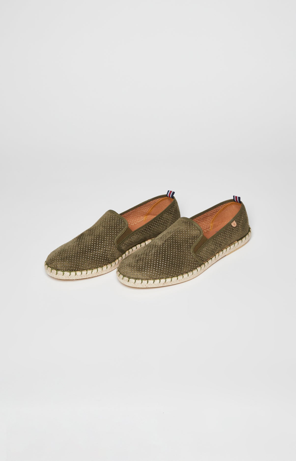 Espadrilles Homme Cuir Vert 4