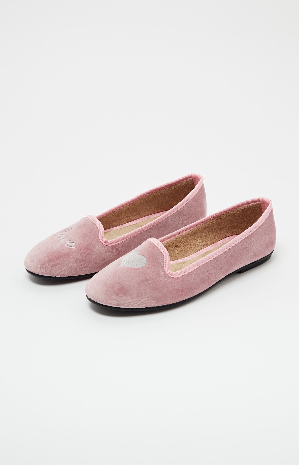 Ballerines Femme unies Rose 1