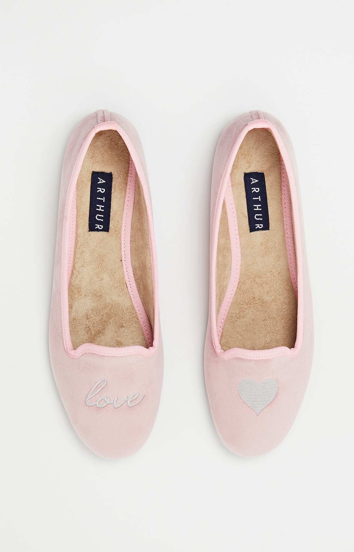 Ballerines Femme unies Rose 2