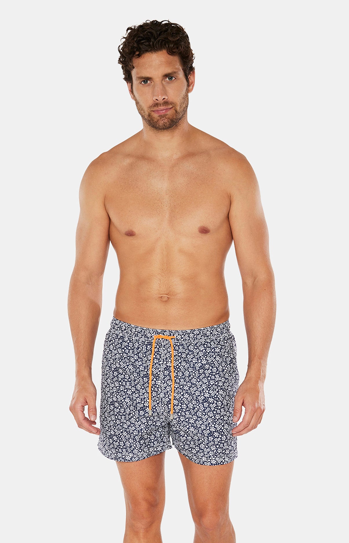 Short de bain Homme Fleur Marine 1