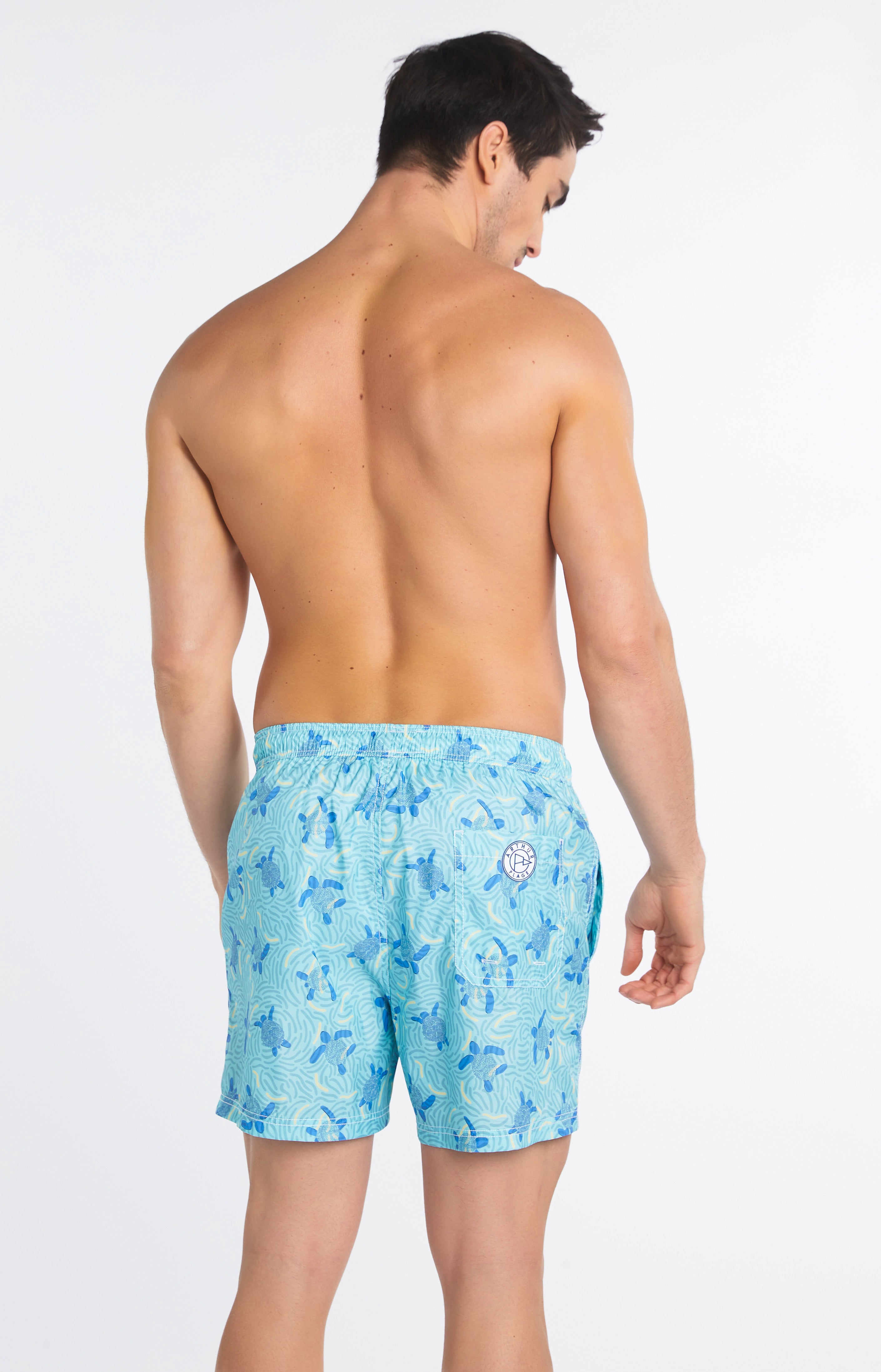 Short de bain Homme Tortue Bleu 5