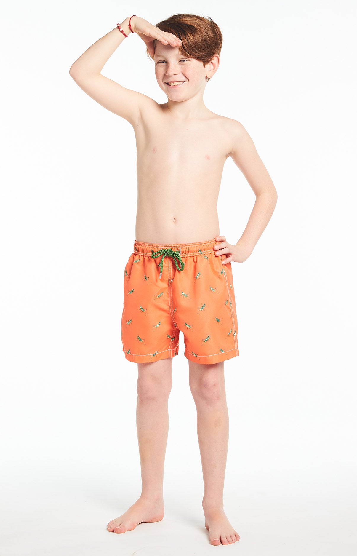 Short de bain Enfant Cricket Orange 2