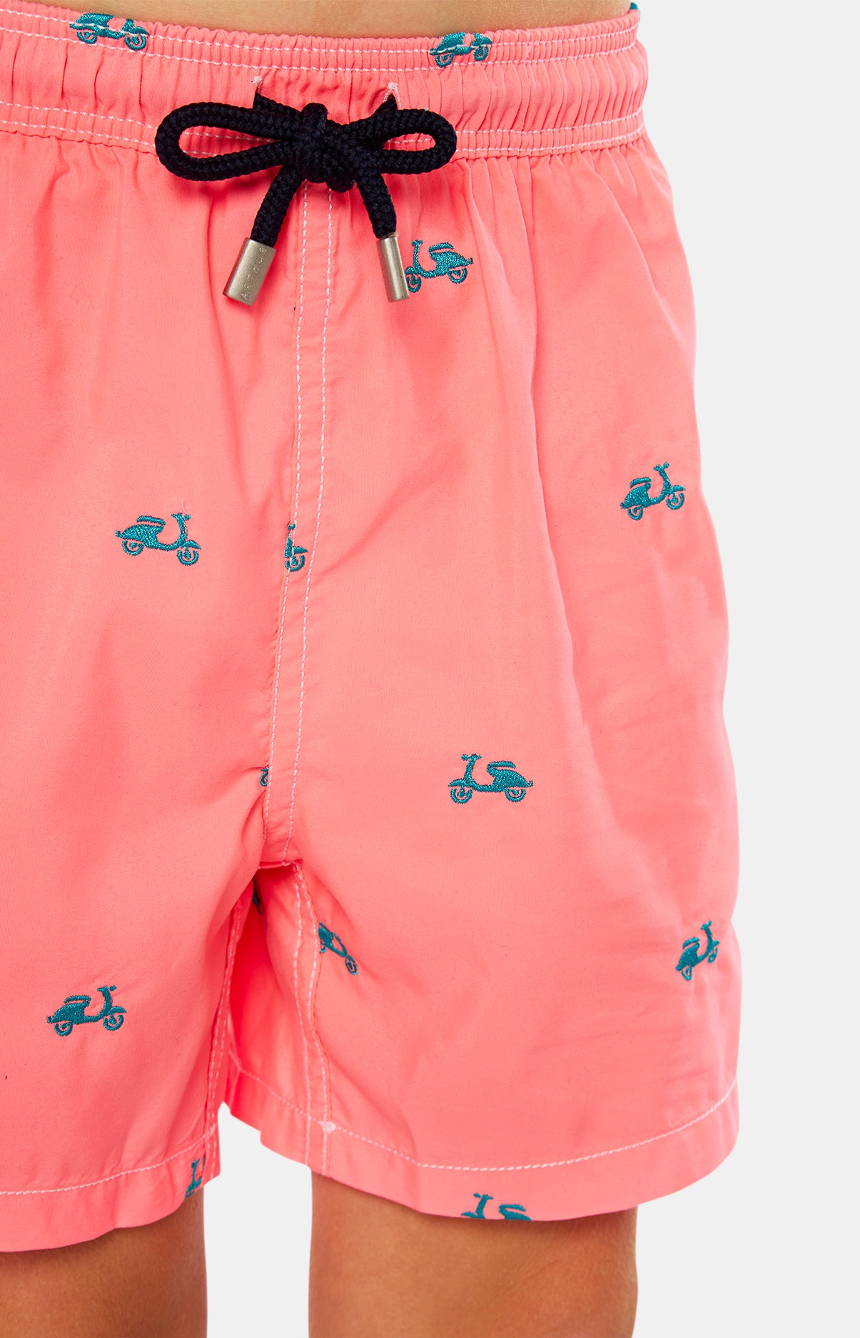 Short de bain Enfant brodé Scooter Rose 5
