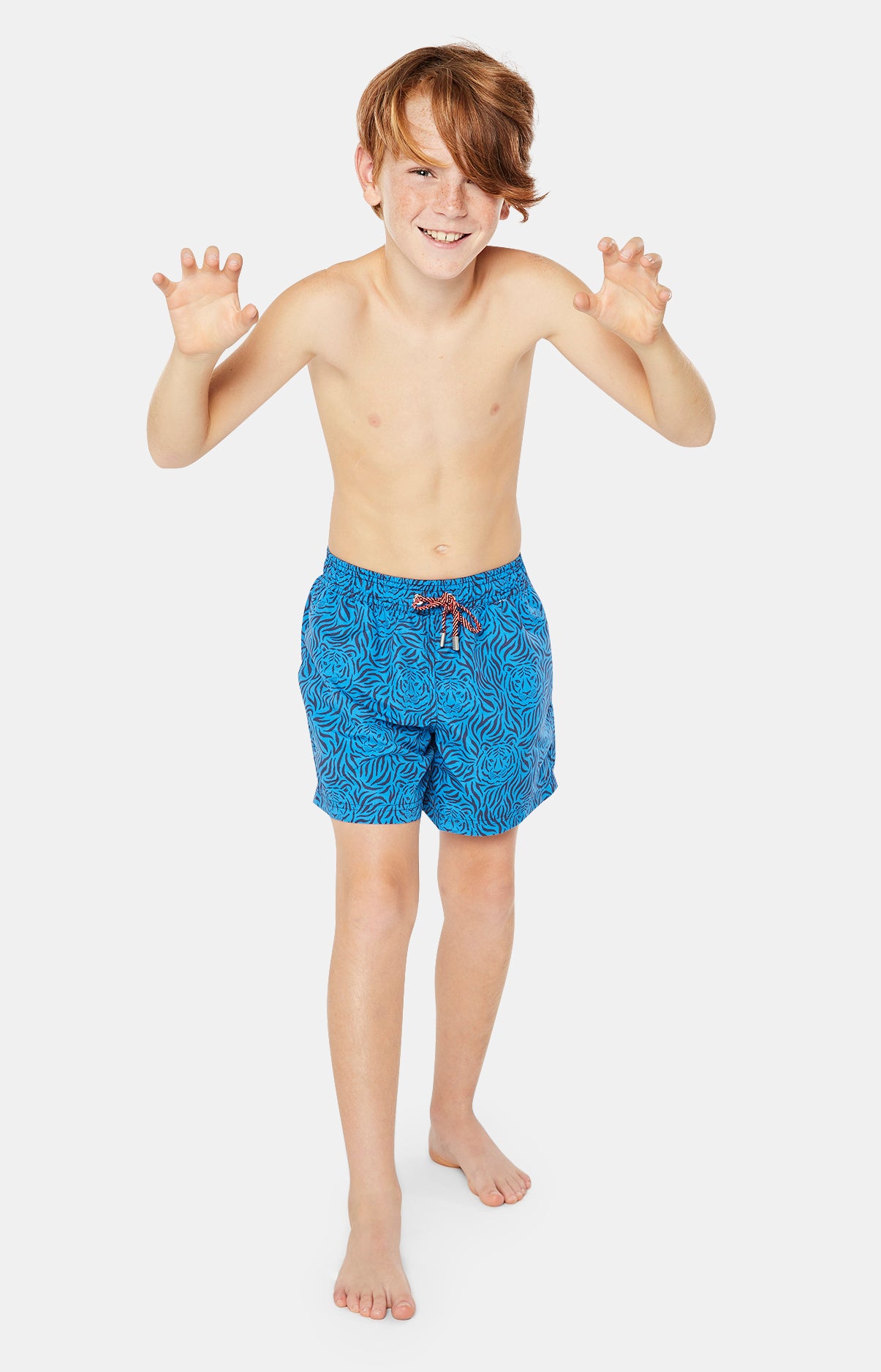 Short de bain Enfant Tigre Bleu 2