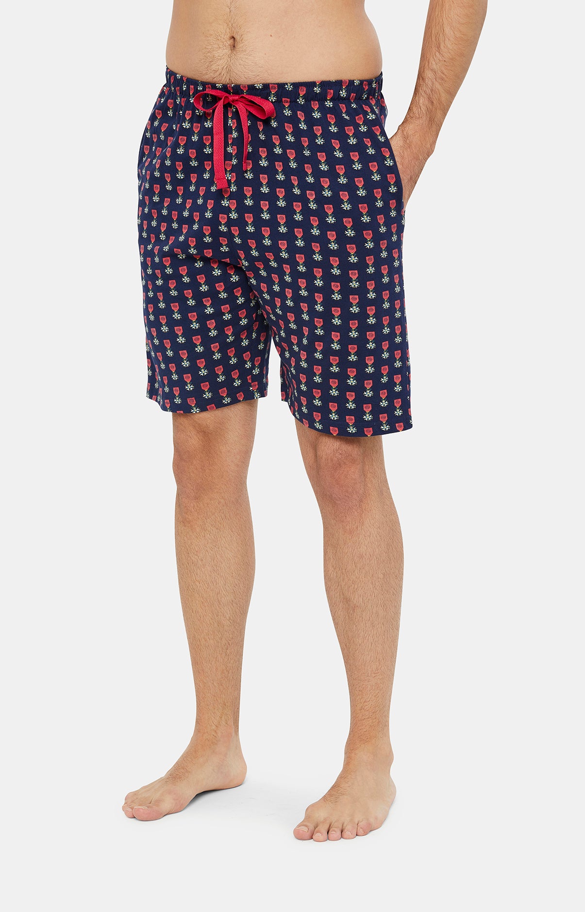 Pyjashort Homme Legion Marine et Rouge 6