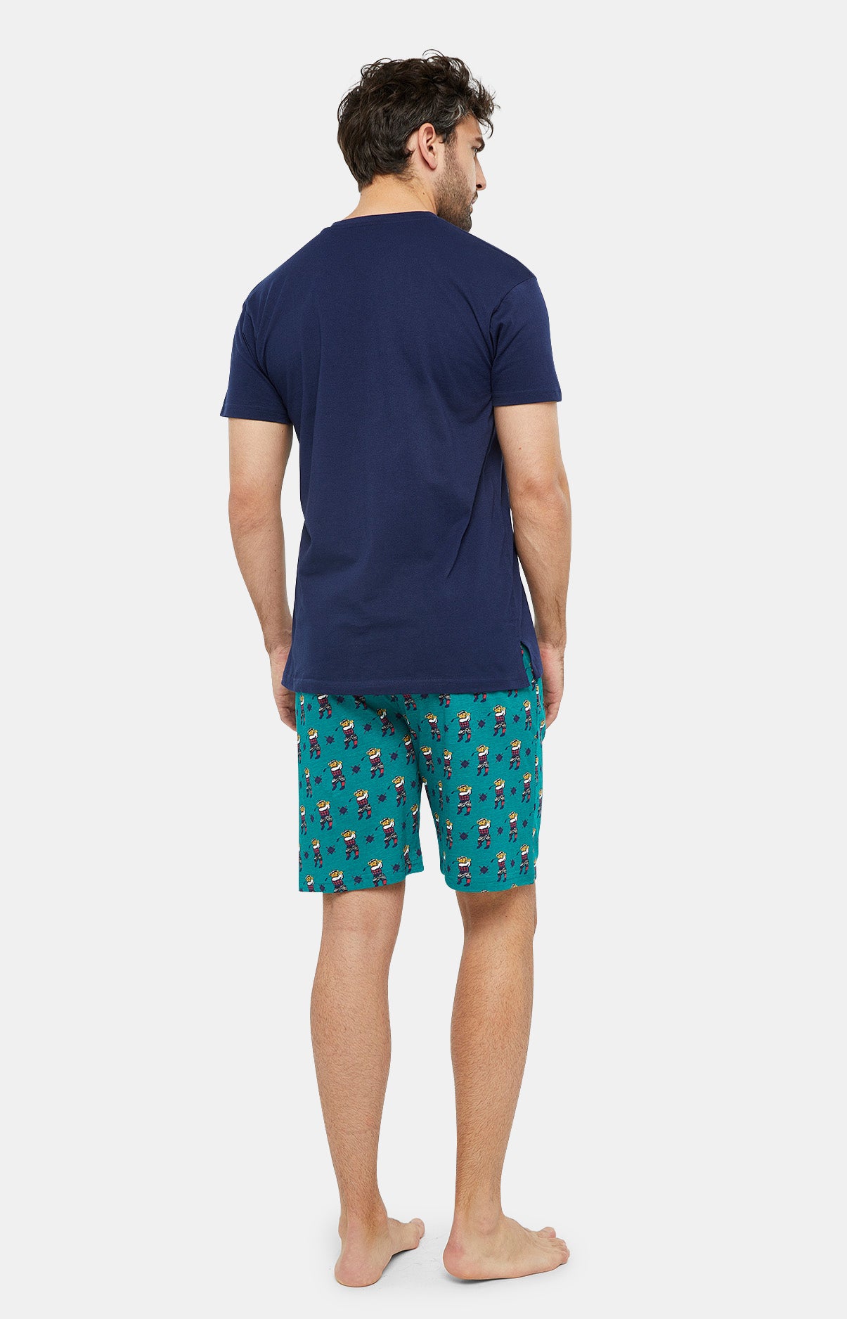 Pyjashort Homme Ted Wood Vert 4