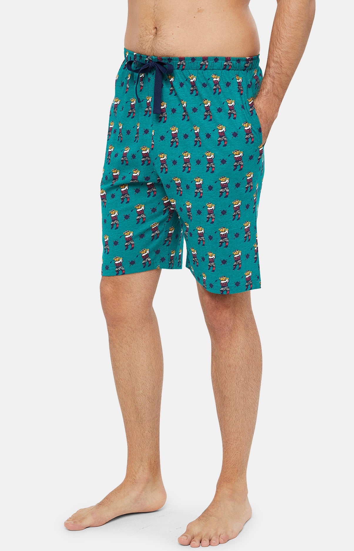 Pyjashort Homme Ted Wood Vert 5
