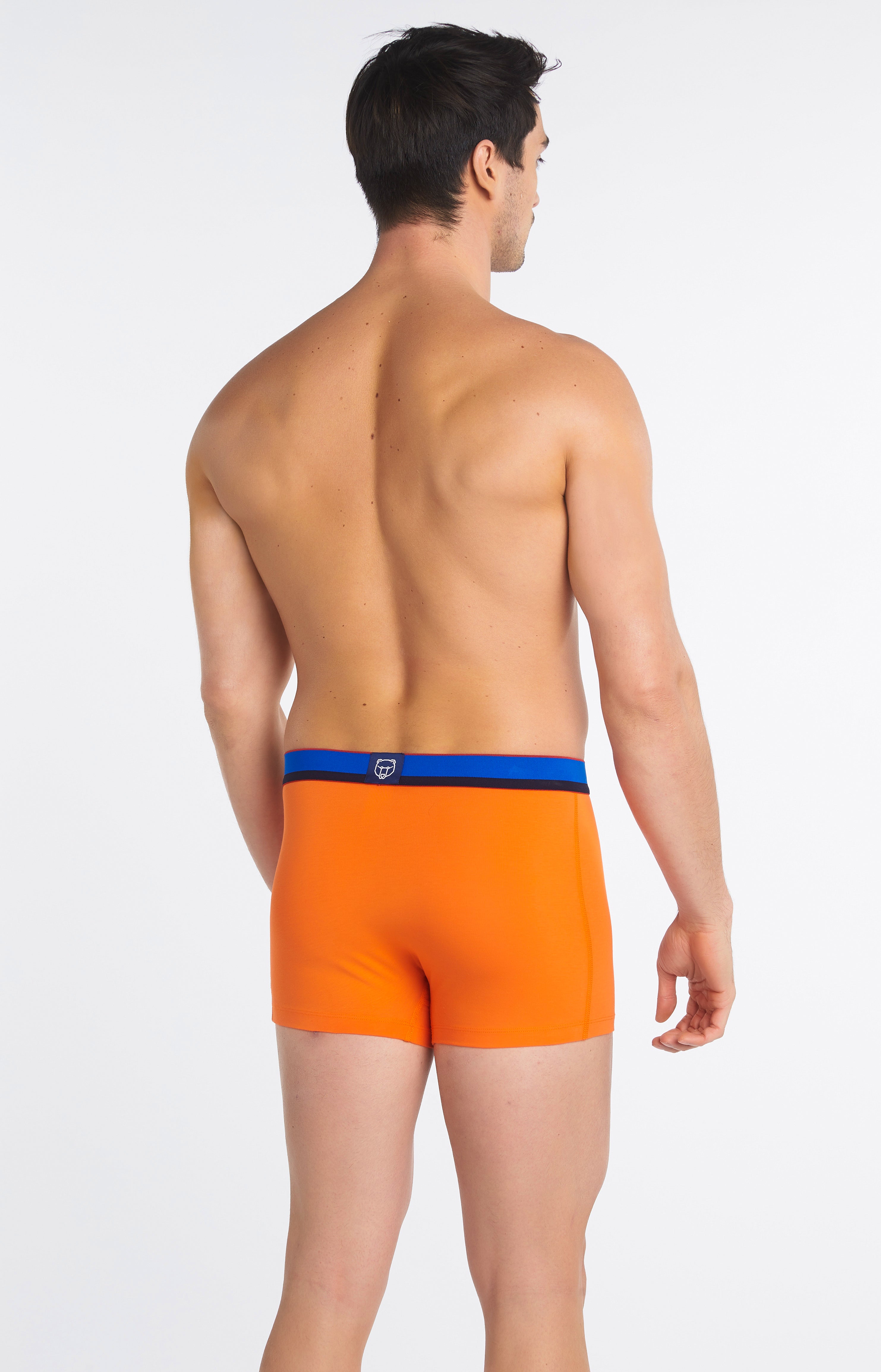 Boxer Slippé Homme Uni Marine 28