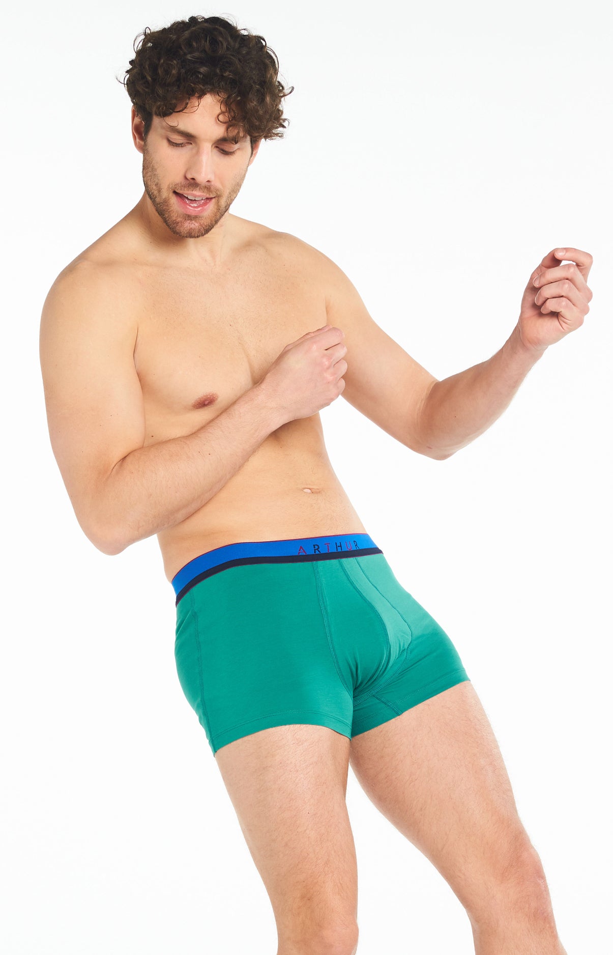 Boxer Slippé Uni Vert 4