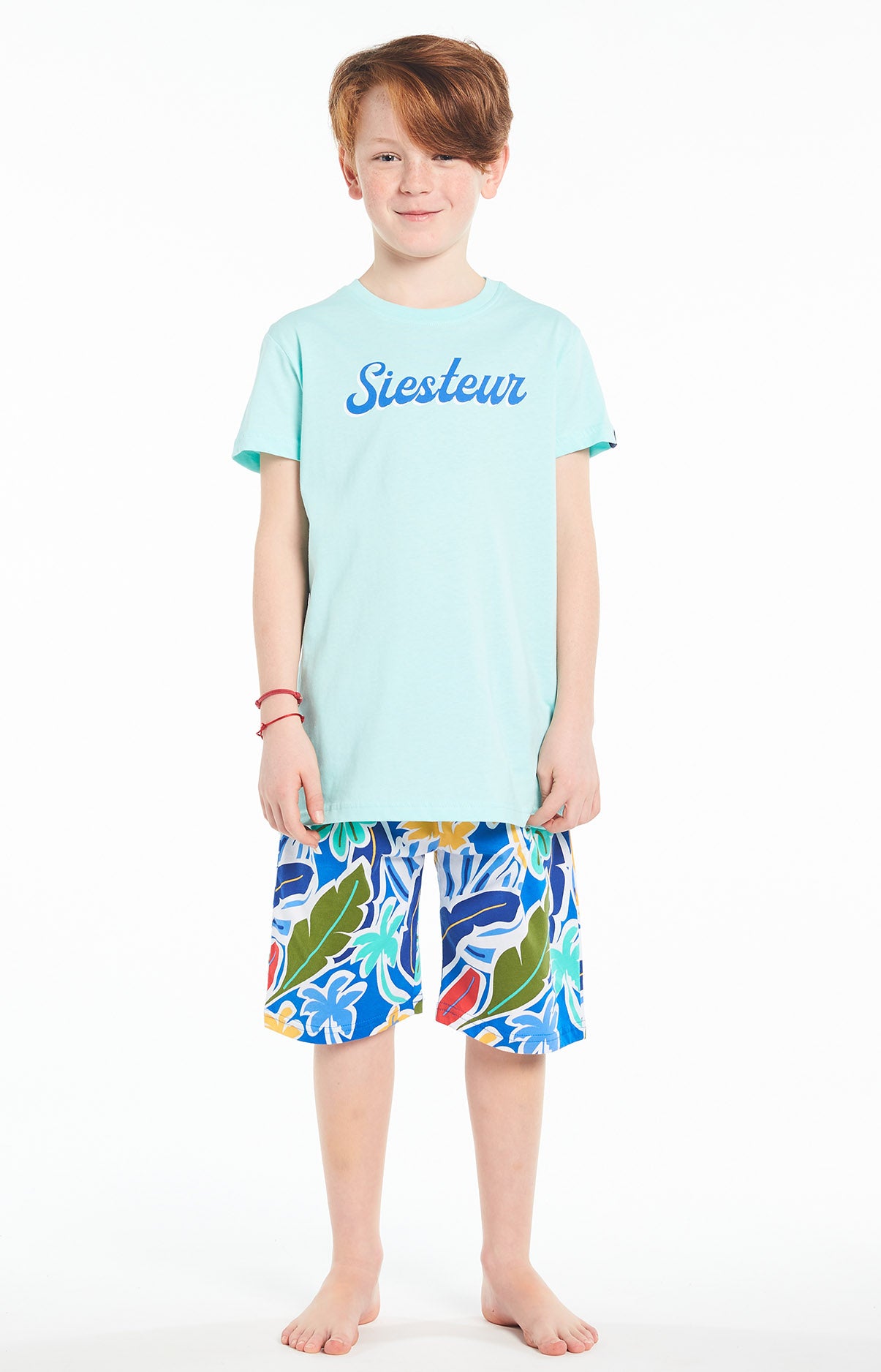 Pyjama court Enfant Malibu Bleu 1