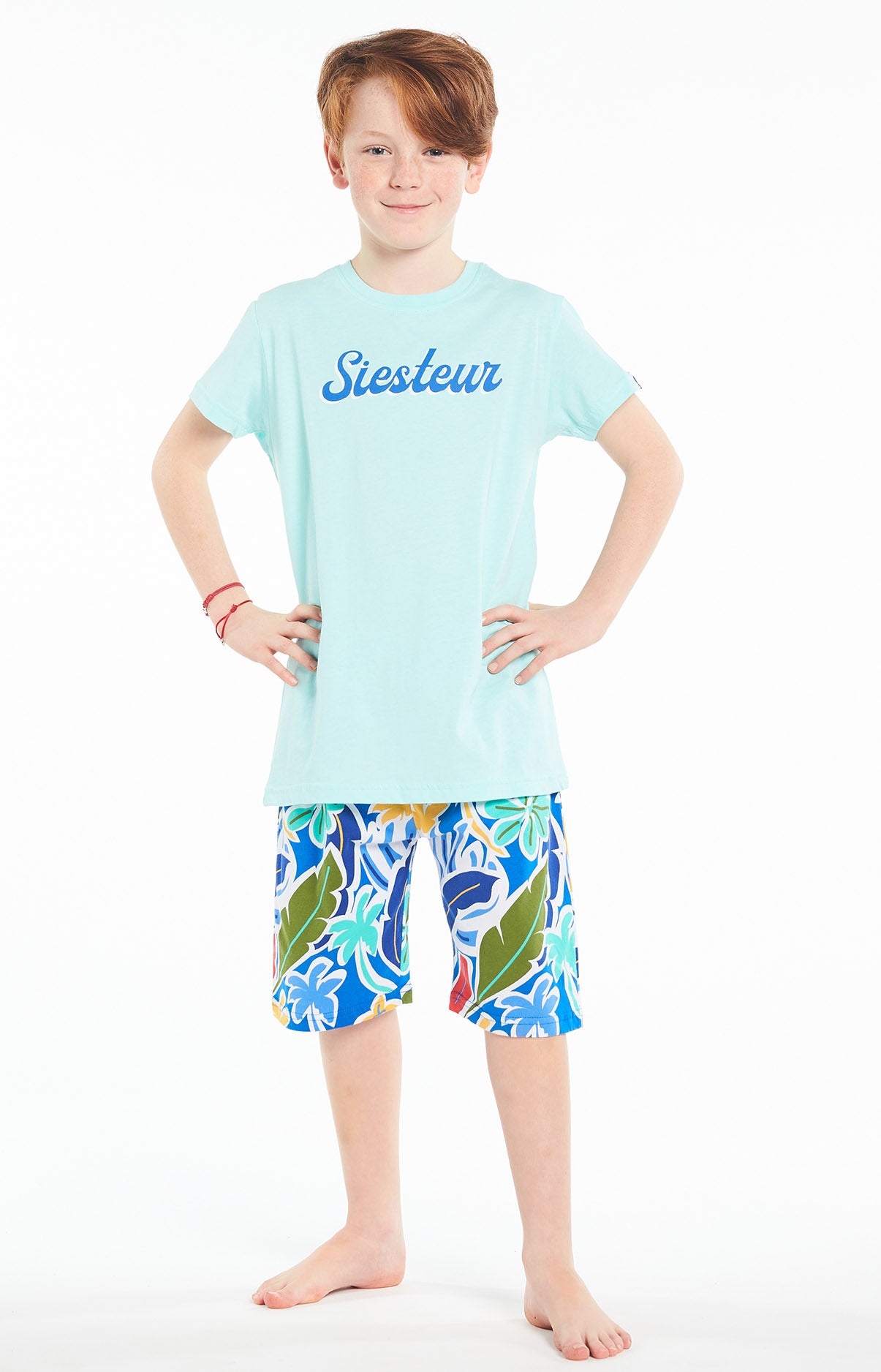 Pyjama court Enfant Malibu Bleu 2