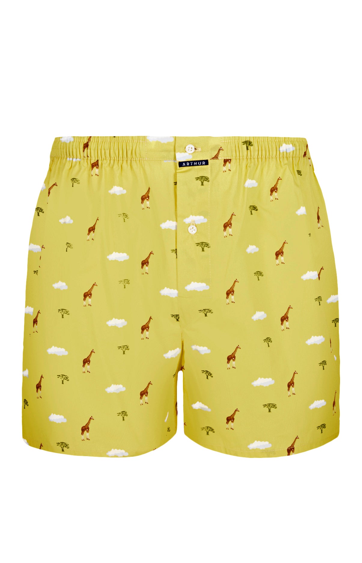 Caleçon classique Homme Girafe Jaune 3
