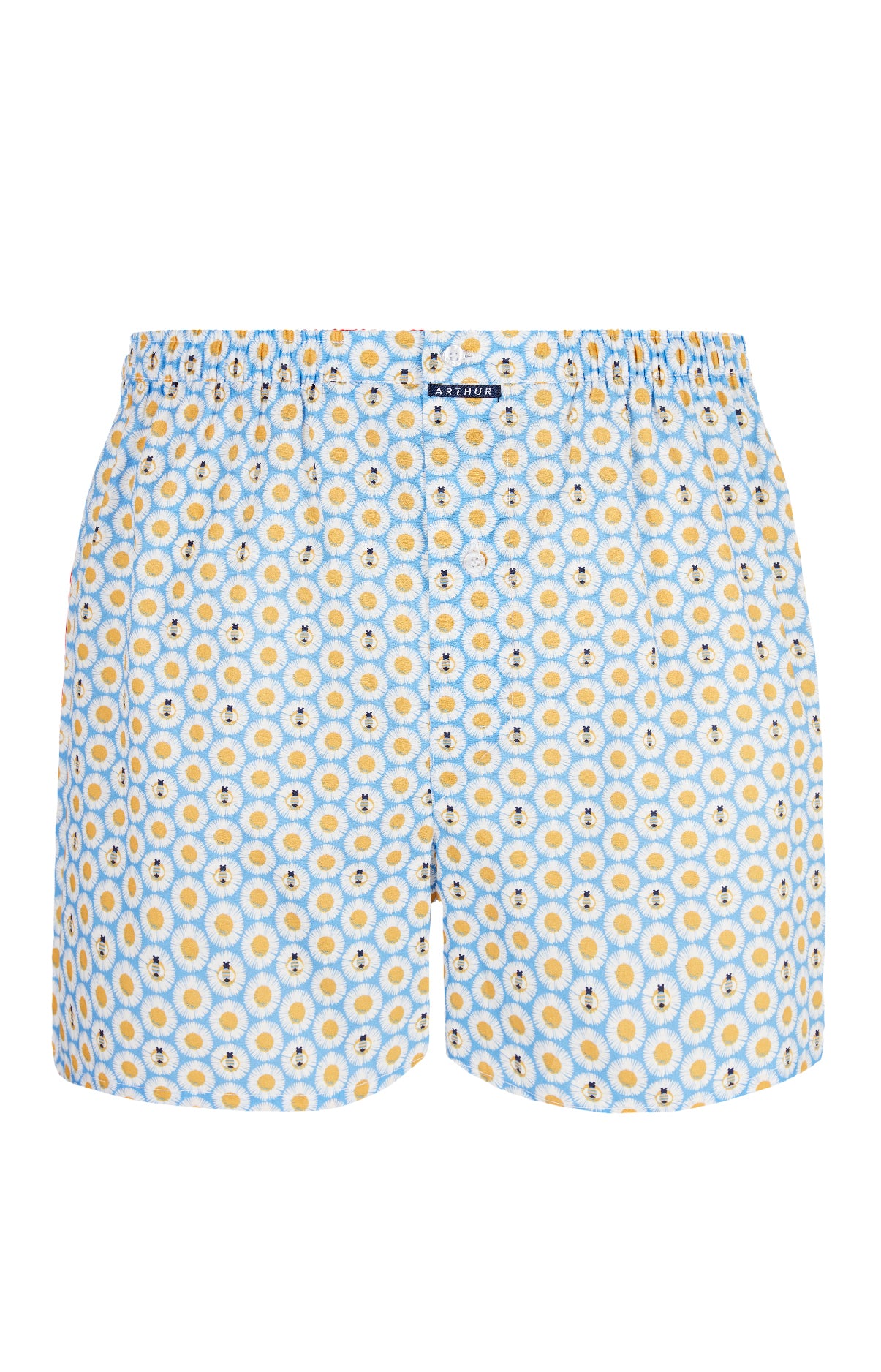 Caleçon Le Français Homme Paquerette Jaune 3