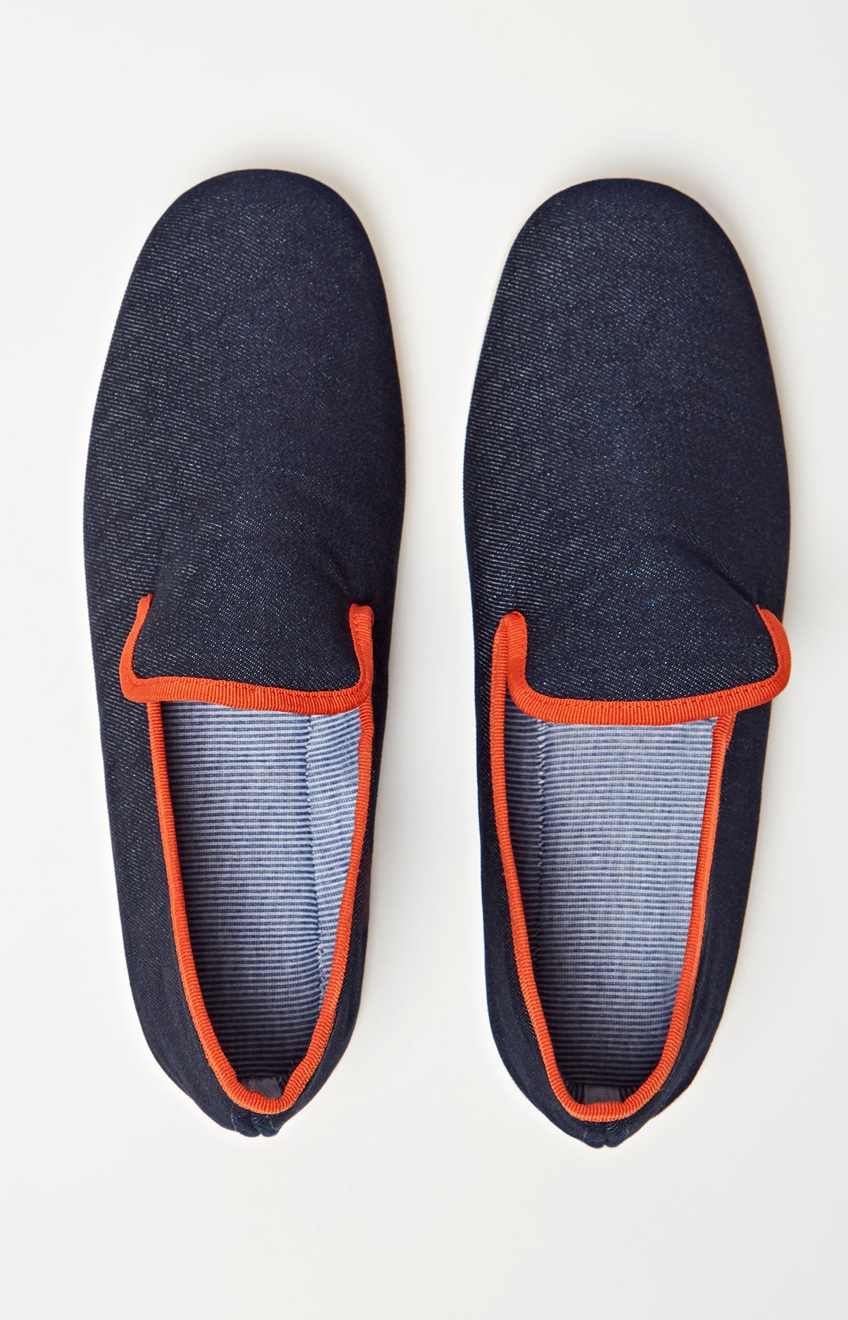 Charentaises Homme Unie Bleu 2