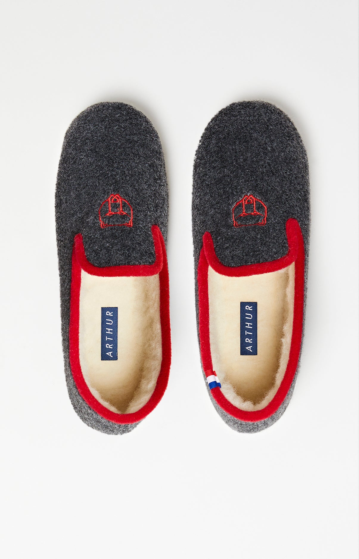Slippers Wool - Gray