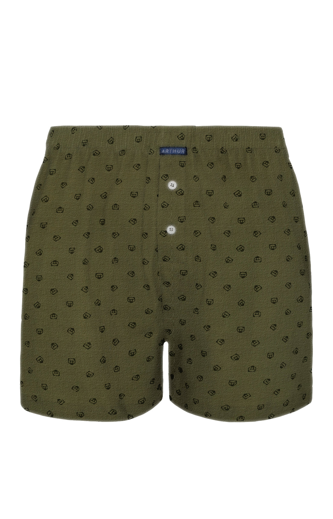 Caleçon de Nuit Homme Logo Vert 8