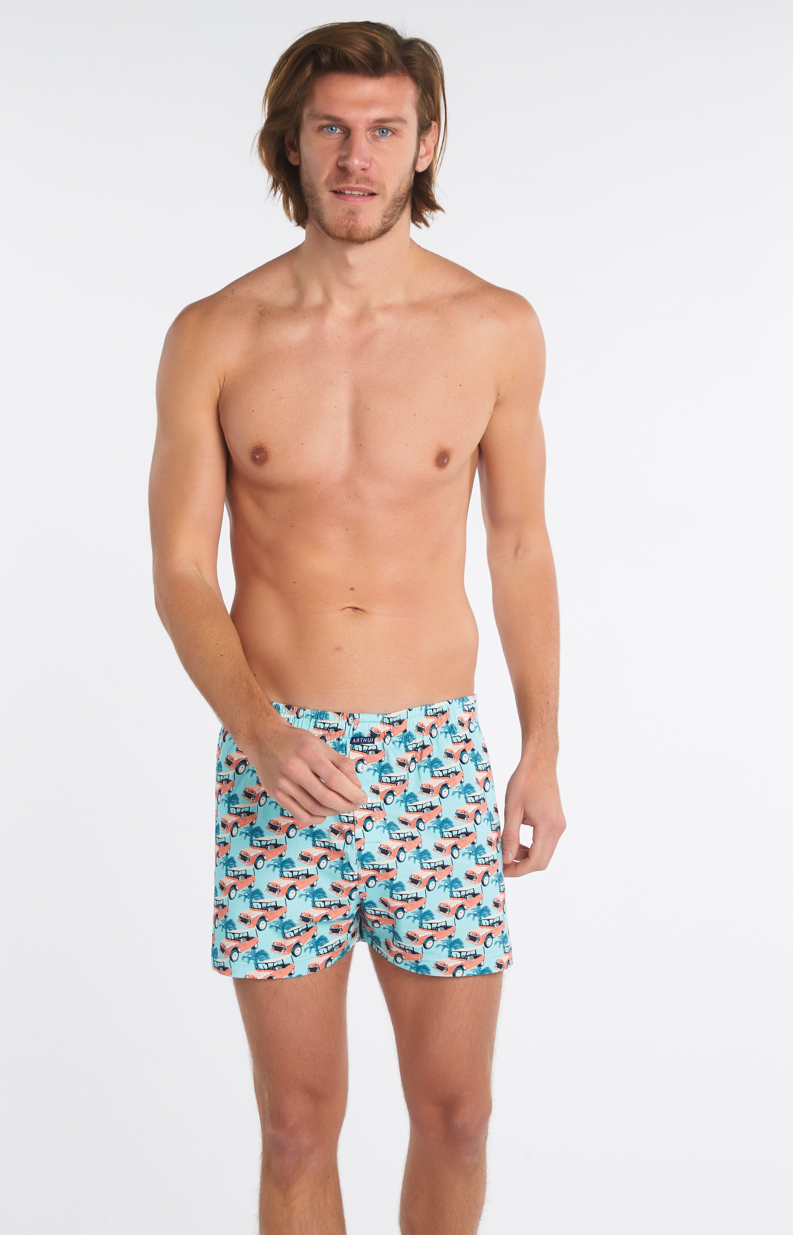 Caleçon de nuit Homme Mehari Rose 1
